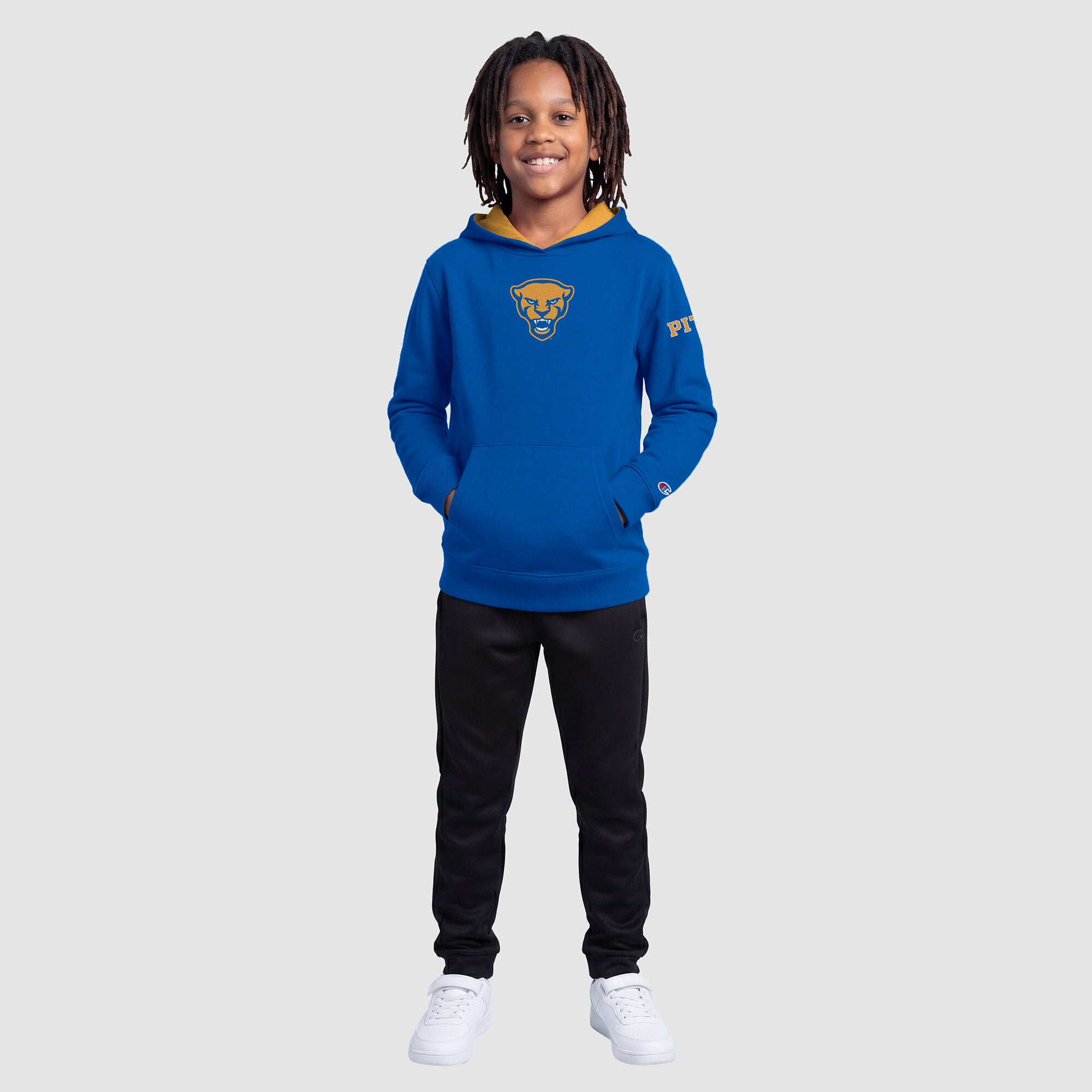 Youth Champion  Royal Pitt Panthers Fleece Hoodie