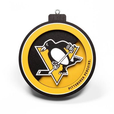 Pittsburgh Penguins Fanpoint 3D Logo Series Ornament