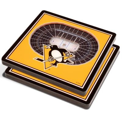 Pittsburgh Penguins Fanpoint 3D StadiumView Coasters