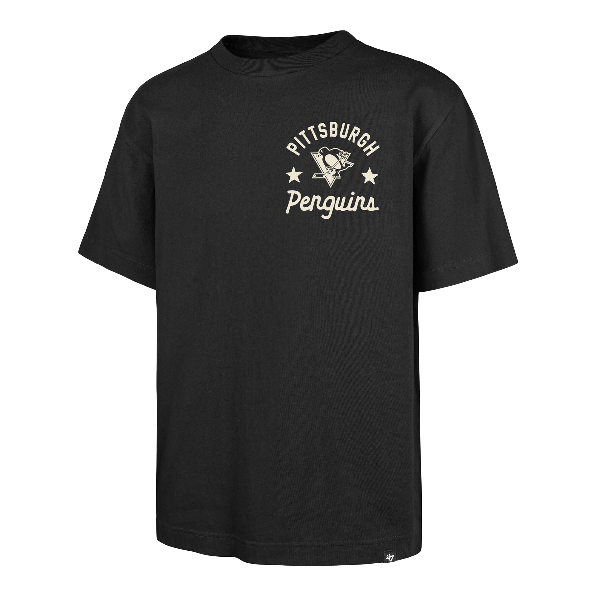 T-shirt homme noir Pittsburgh Penguins HPD Mask Foundation '47