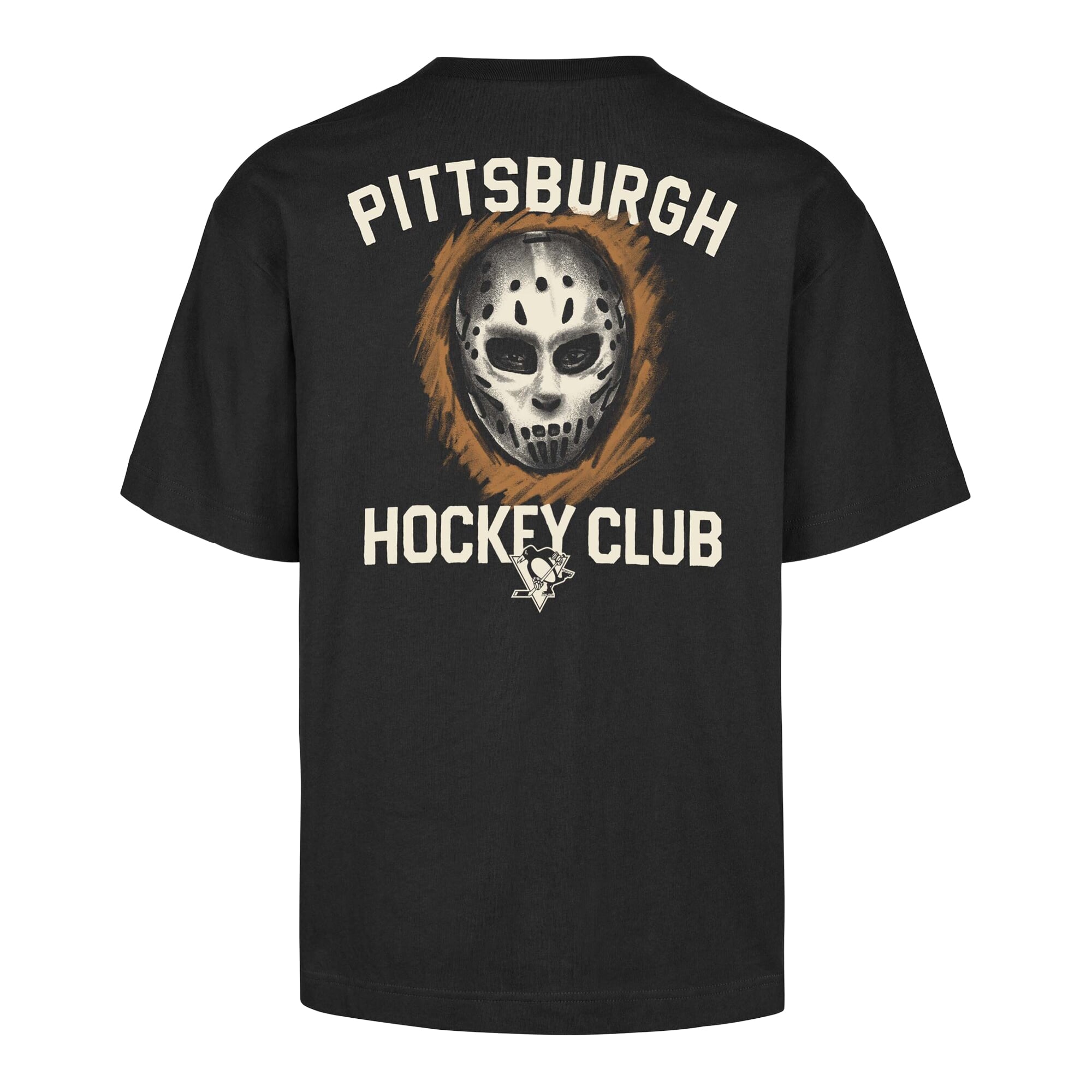 T-shirt homme noir Pittsburgh Penguins HPD Mask Foundation '47