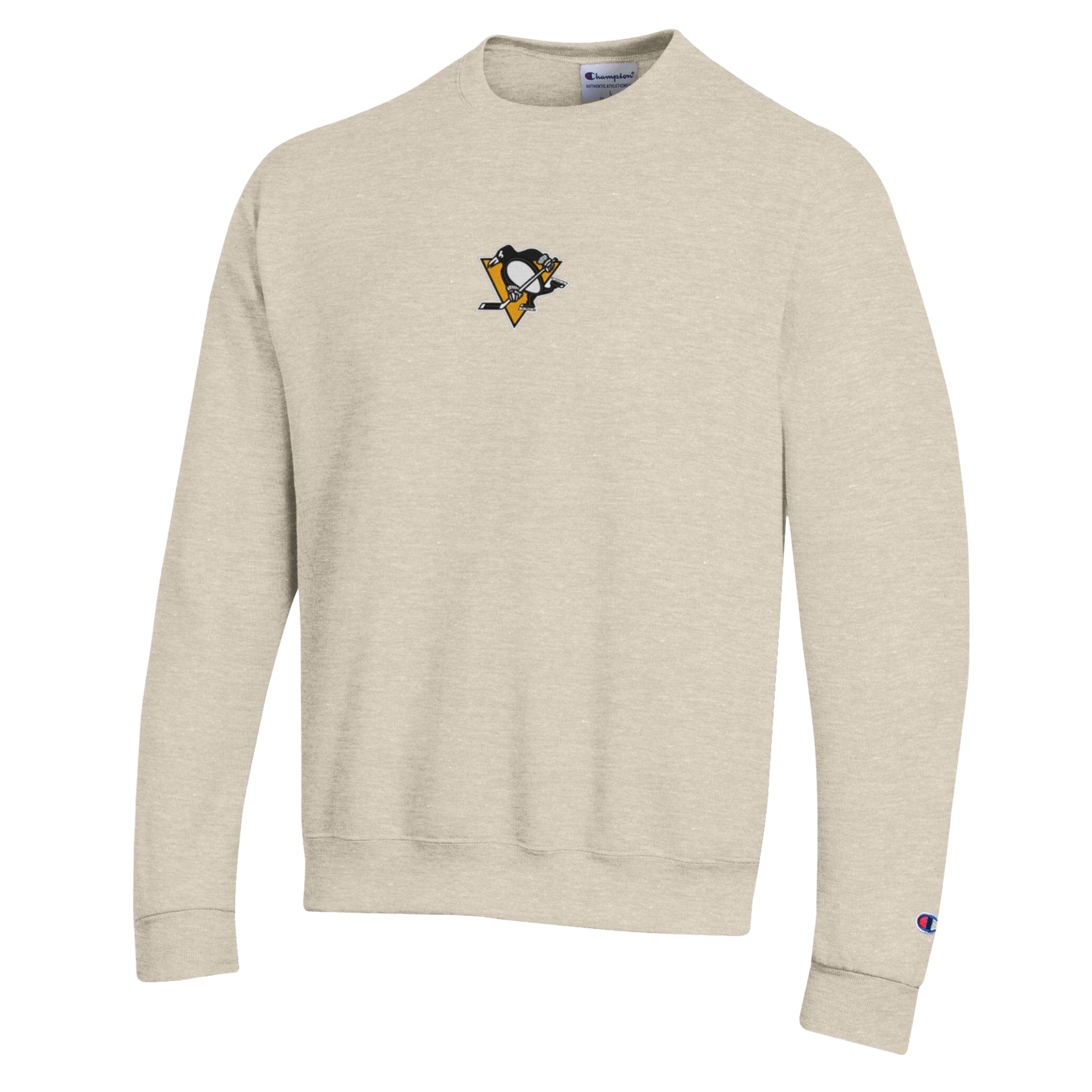 Sweat-shirt Champion pour homme, couleur avoine, Pittsburgh Penguins, Eco Powerblend