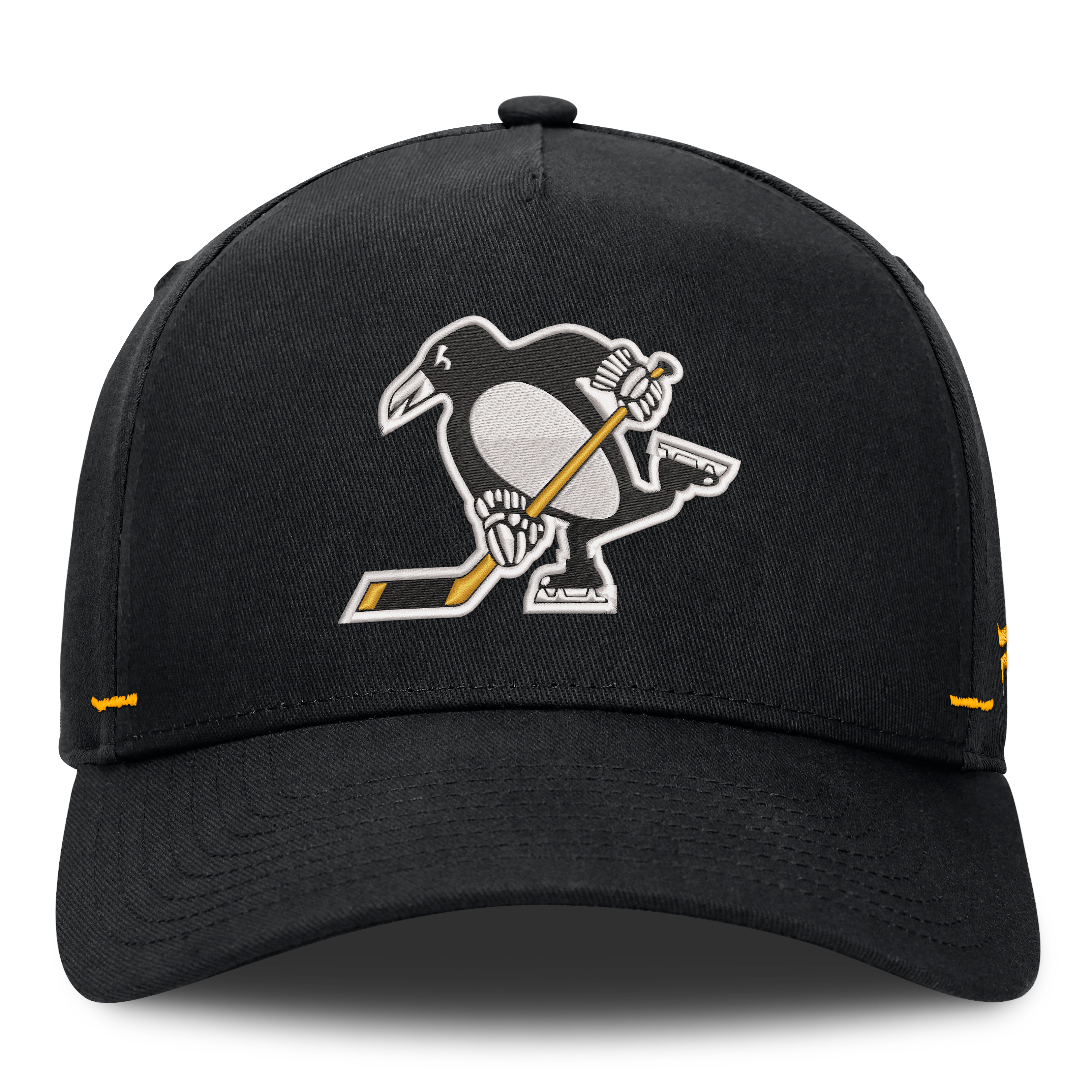 Men's Fanatics Black Pittsburgh Penguins Alternate Authentic Pro Rink A-Frame Adjustable Hat