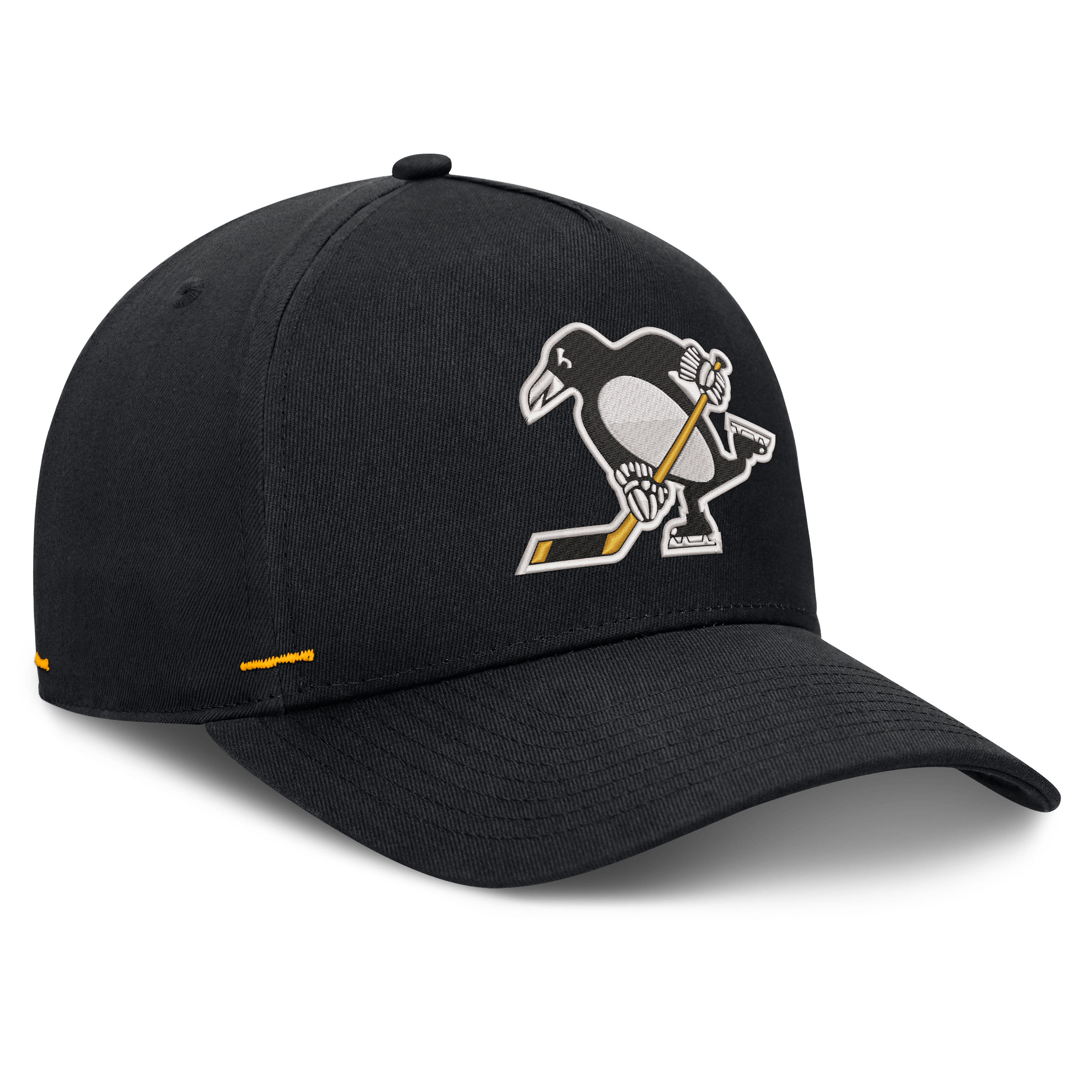 Men's Fanatics Black Pittsburgh Penguins Alternate Authentic Pro Rink A-Frame Adjustable Hat