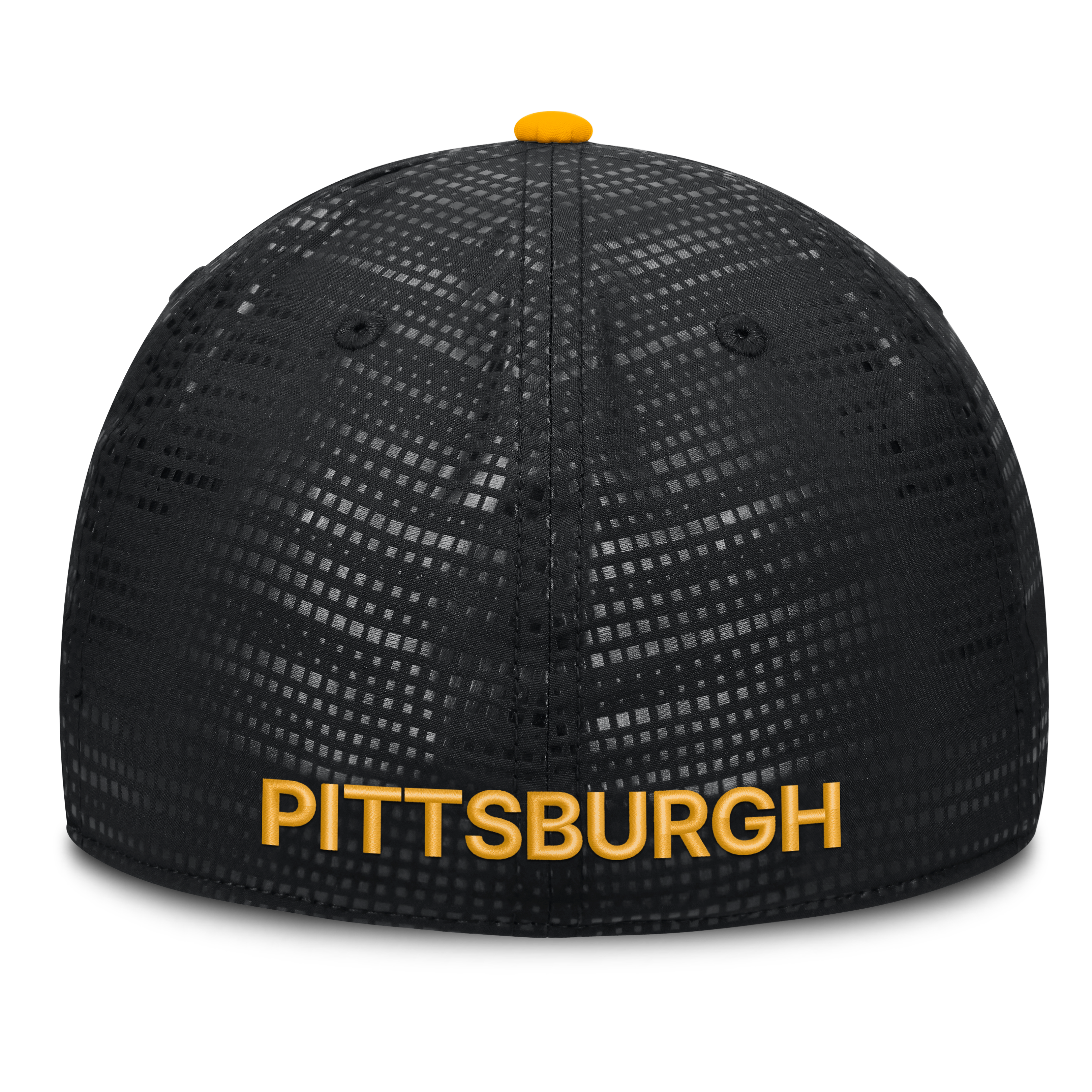 Men's Fanatics Black Pittsburgh Penguins Authentic Pro Rink Debossed Stretch Fit Hat
