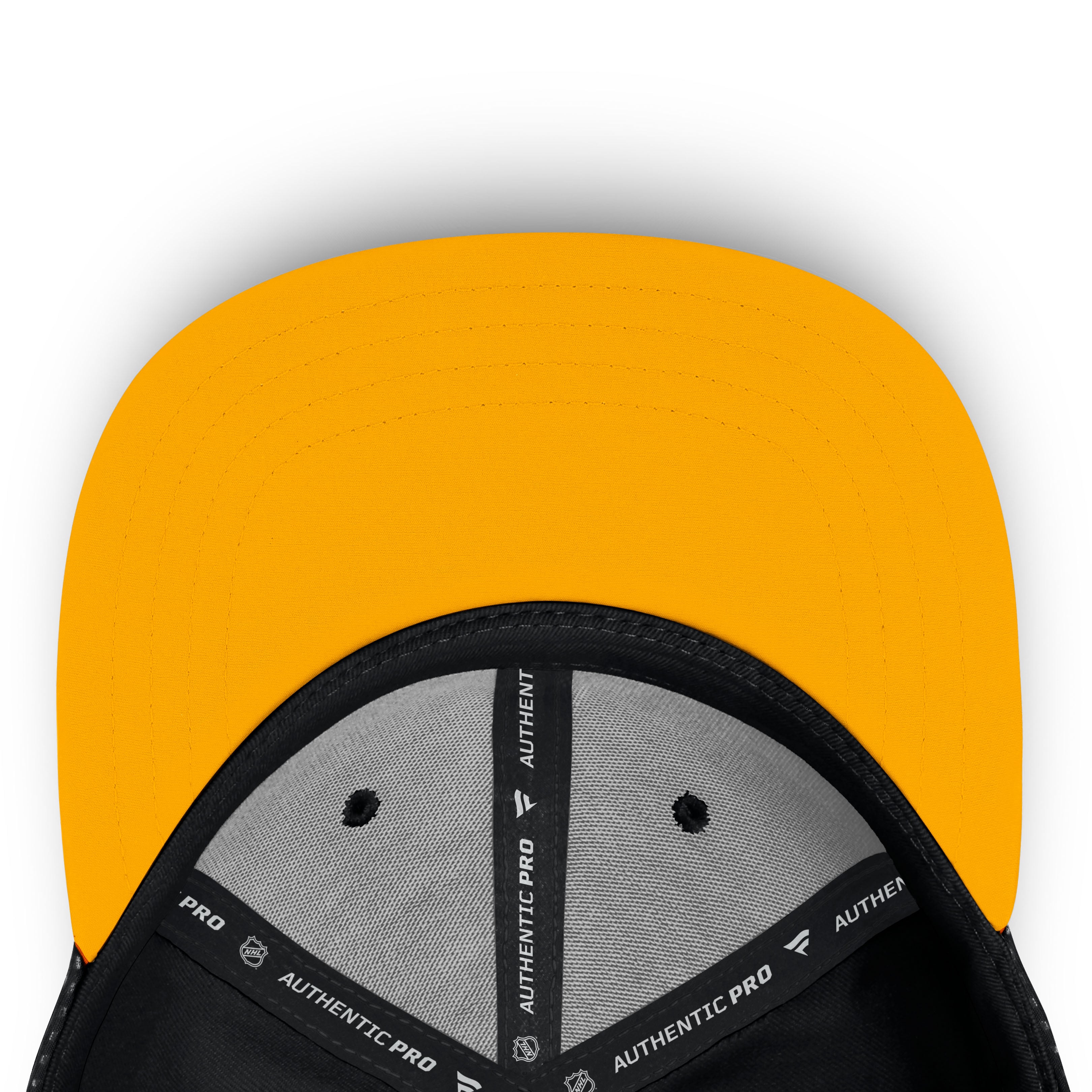 Men's Fanatics Black Pittsburgh Penguins Authentic Pro Rink Square Visor Snapback Hat