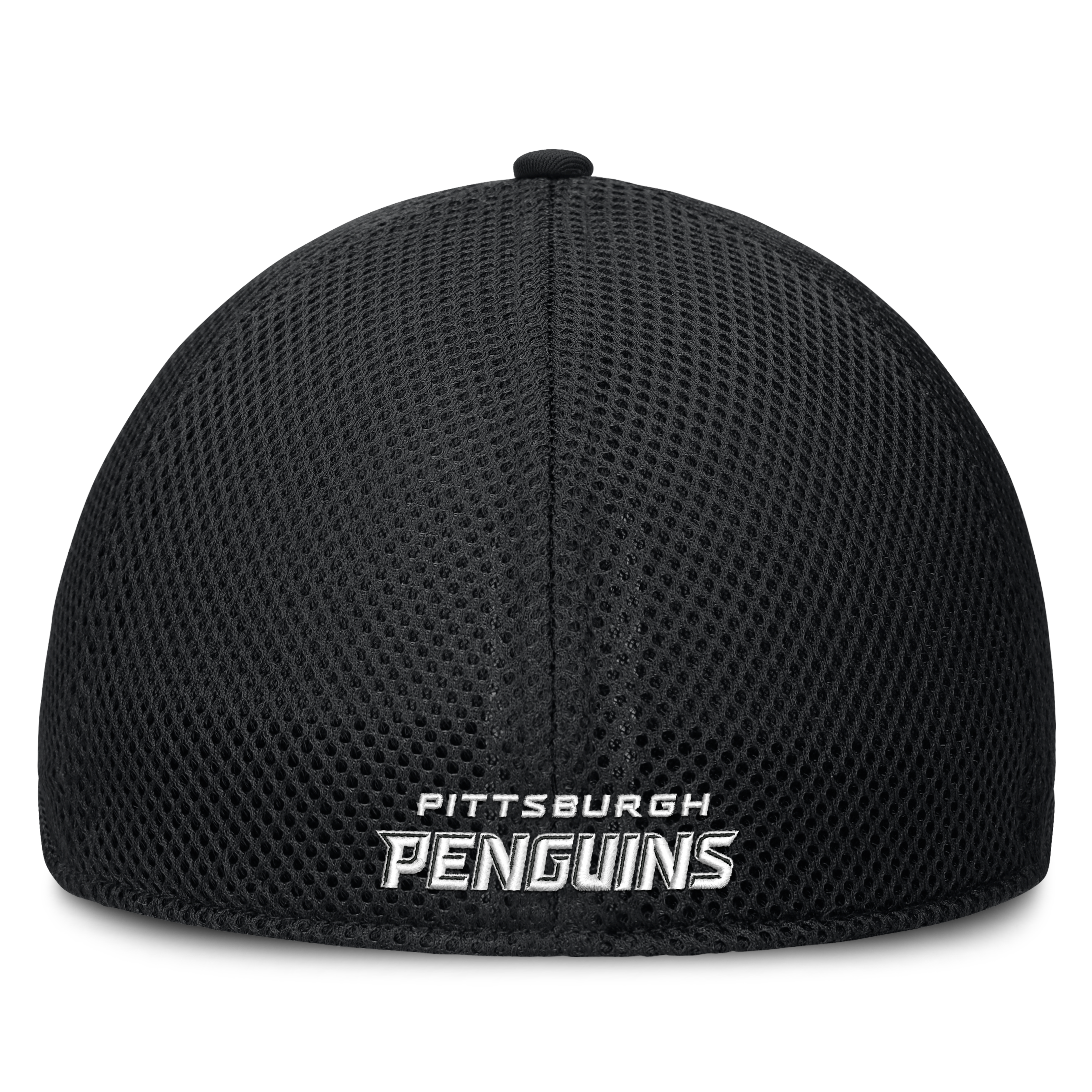 Men's Fanatics  Black Pittsburgh Penguins Tonal Meshback Stretch Hat
