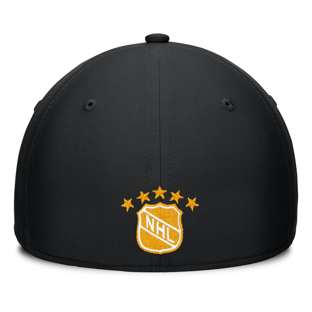 Men's Pittsburgh Penguins Fanatics Black/Gold Heritage Captain Flex Hat