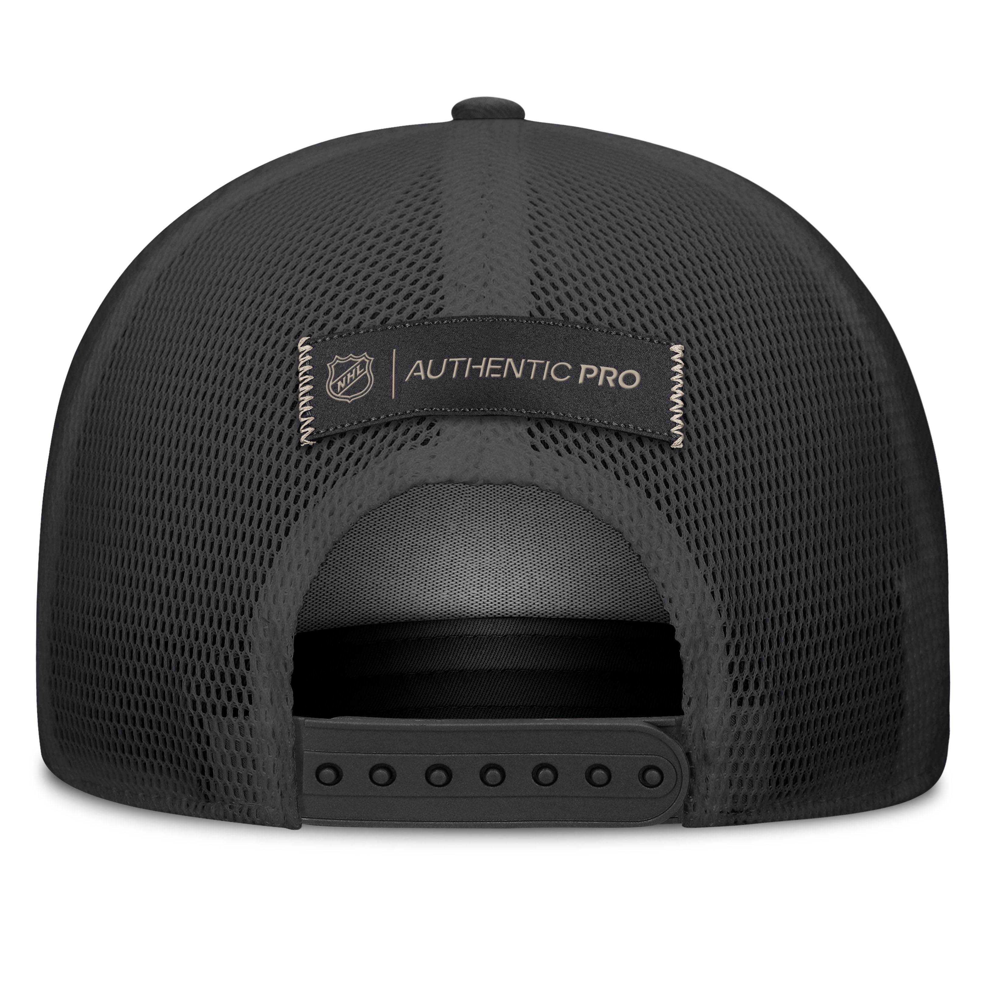 Men's Fanatics Charcoal Pittsburgh Penguins Road Soft Wash A-Frame Meshback Hat