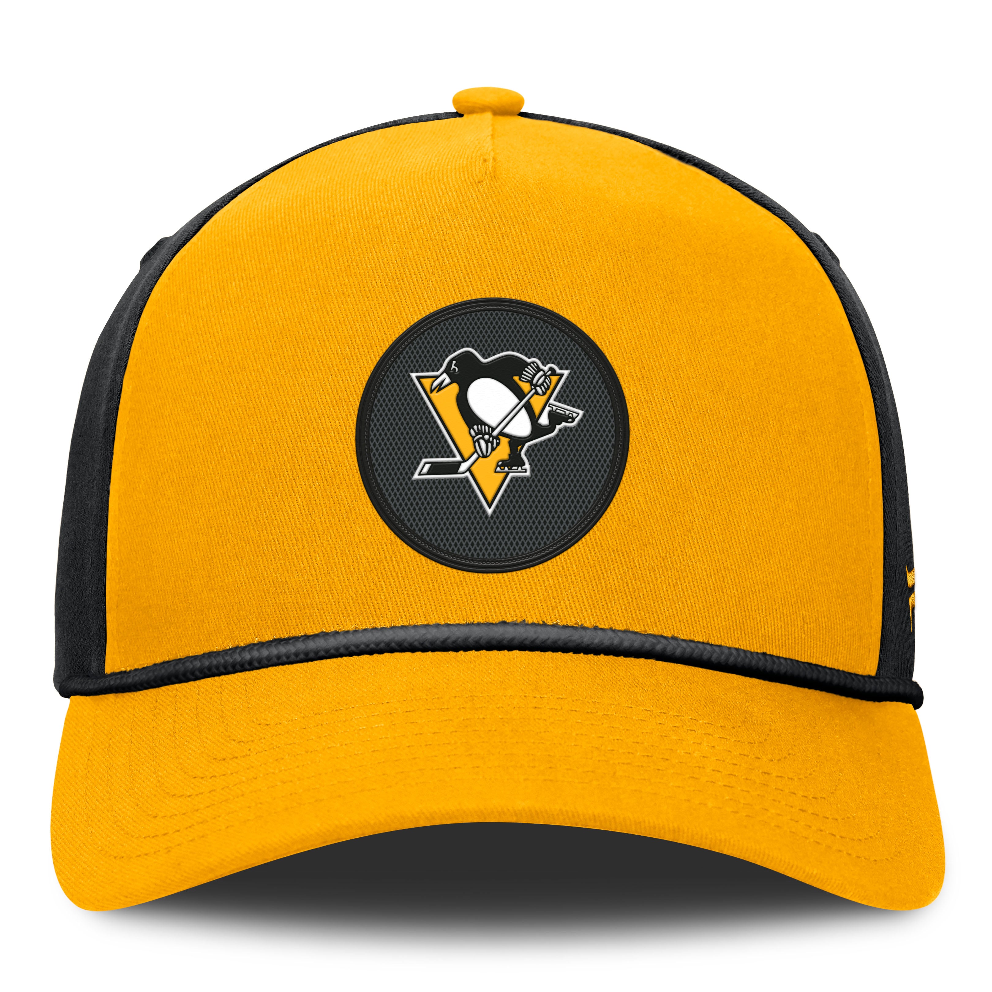 Men's Fanatics Gold Pittsburgh Penguins Authentic Pro Rink A-Frame Adjustable Hat
