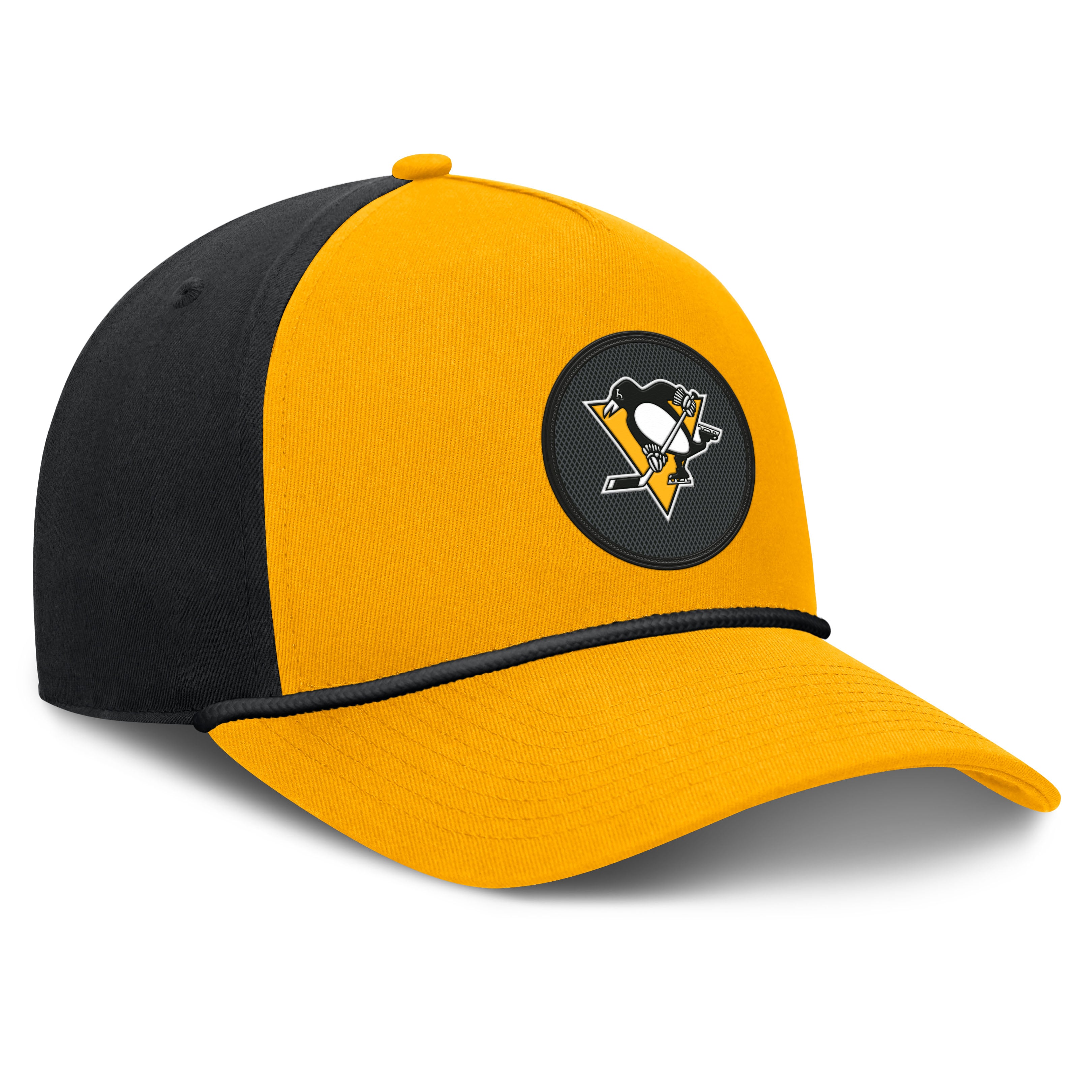 Men's Fanatics Gold Pittsburgh Penguins Authentic Pro Rink A-Frame Adjustable Hat