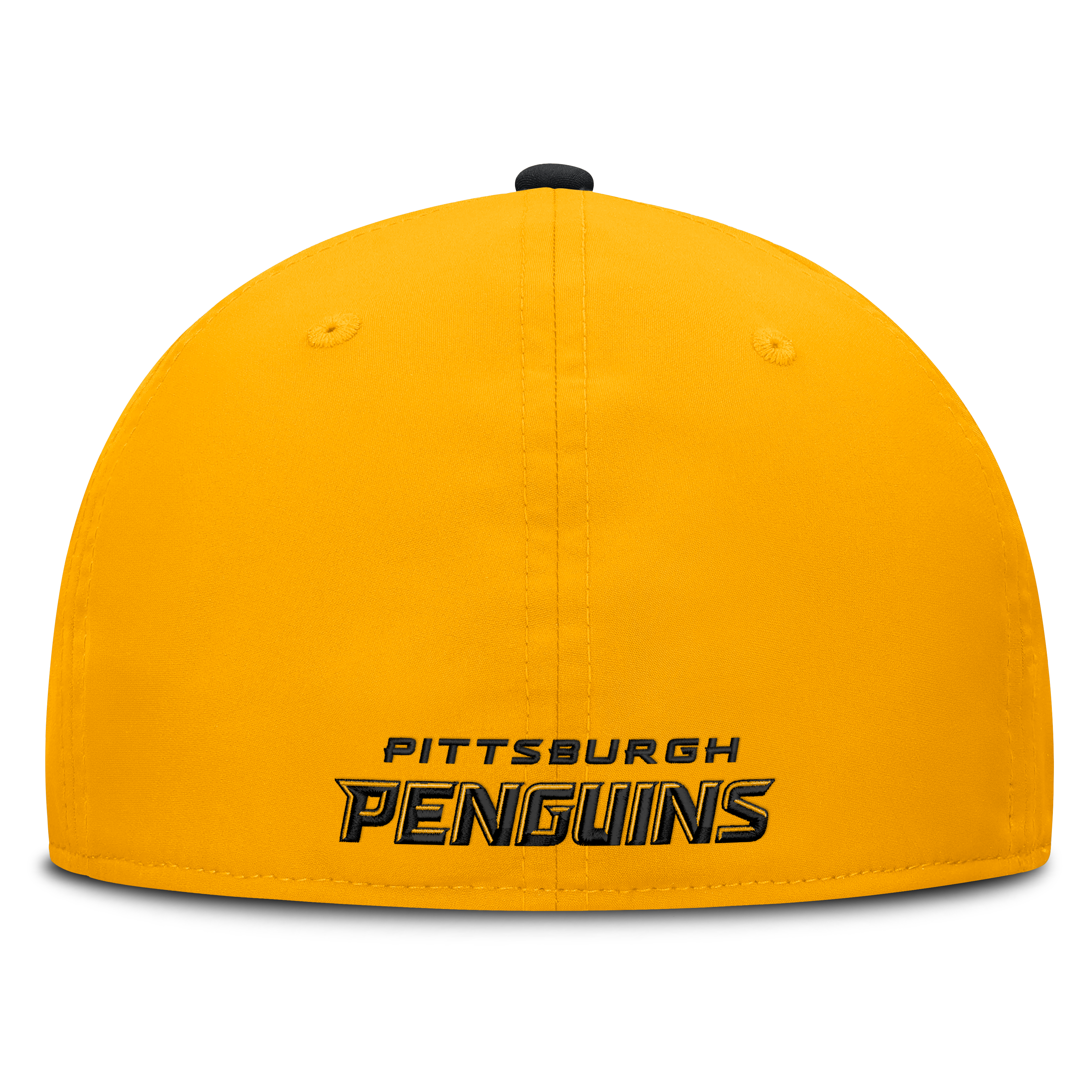 Men's Fanatics Gold/Black Pittsburgh Penguins Fundamental Stretch Hat