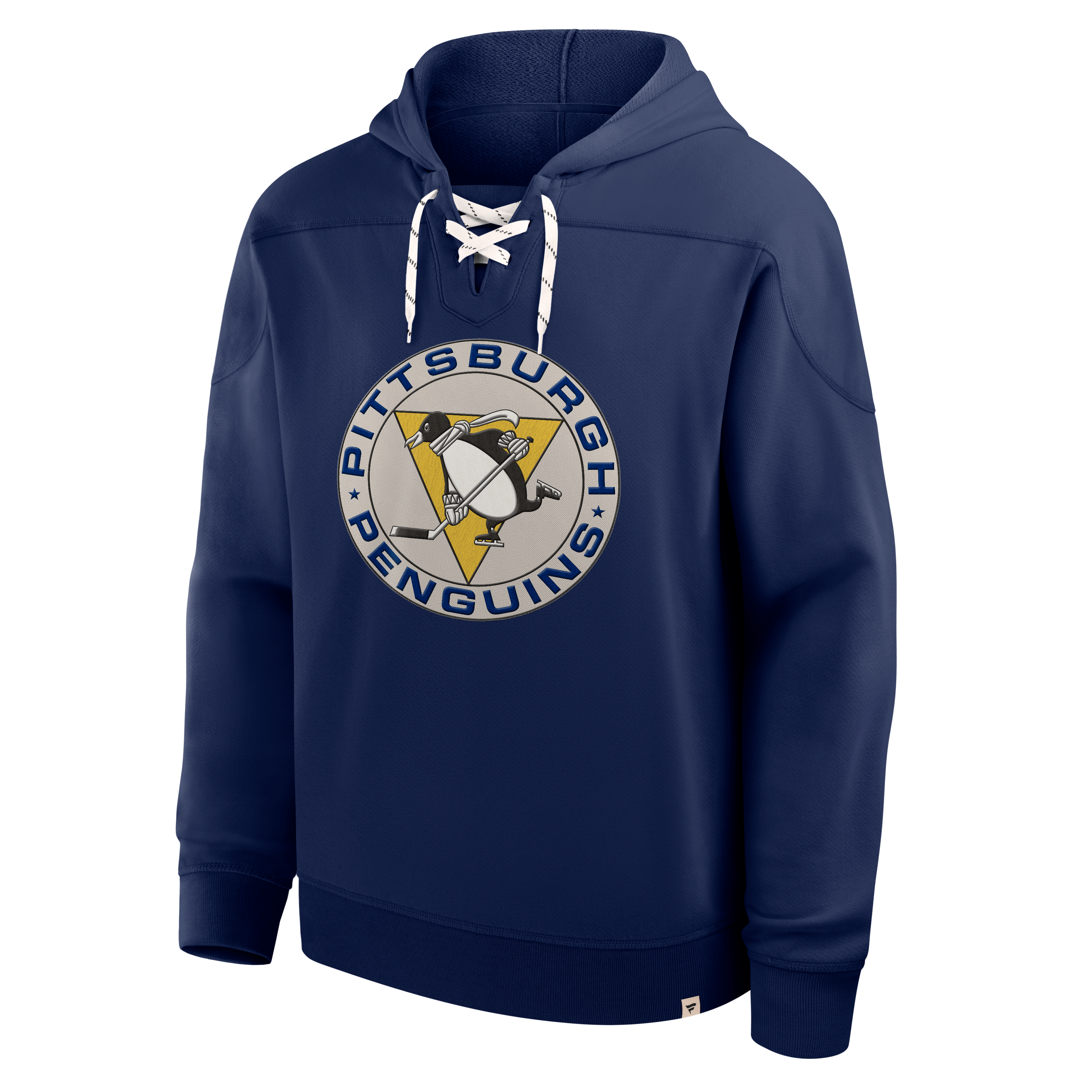 Sweat à capuche en molleton bleu marine Pittsburgh Penguins pour homme (Fanatics)