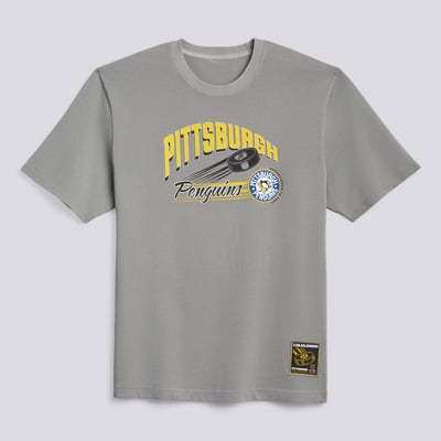 Men's Pittsburgh Penguins lululemon Dilute Wash Pavement Grey Heavyweight Cotton T-Shirt