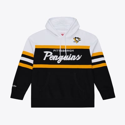Pittsburgh Penguins Mitchell & Ness Head Coach Hoodie - Black

