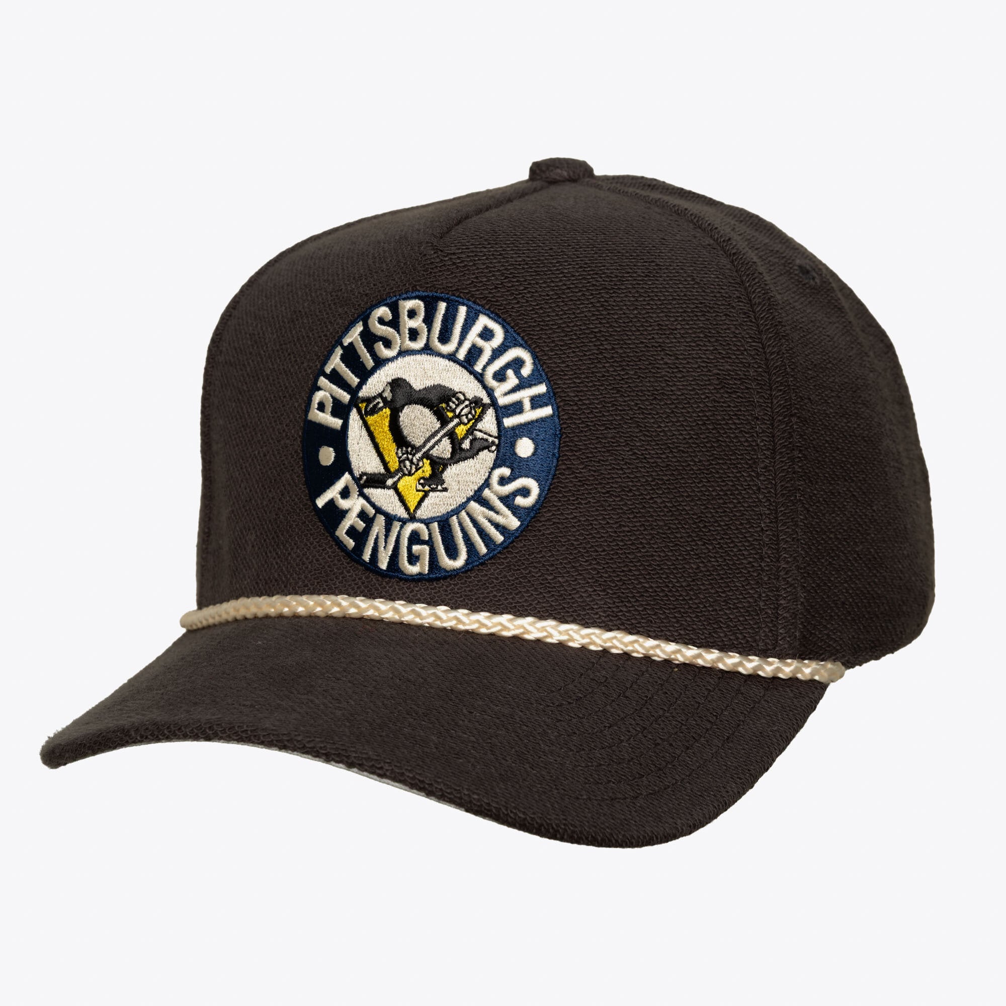 Casquette snapback Mitchell & Ness Pro Crown Heritage Hues Pittsburgh Penguins couleur anthracite pour homme