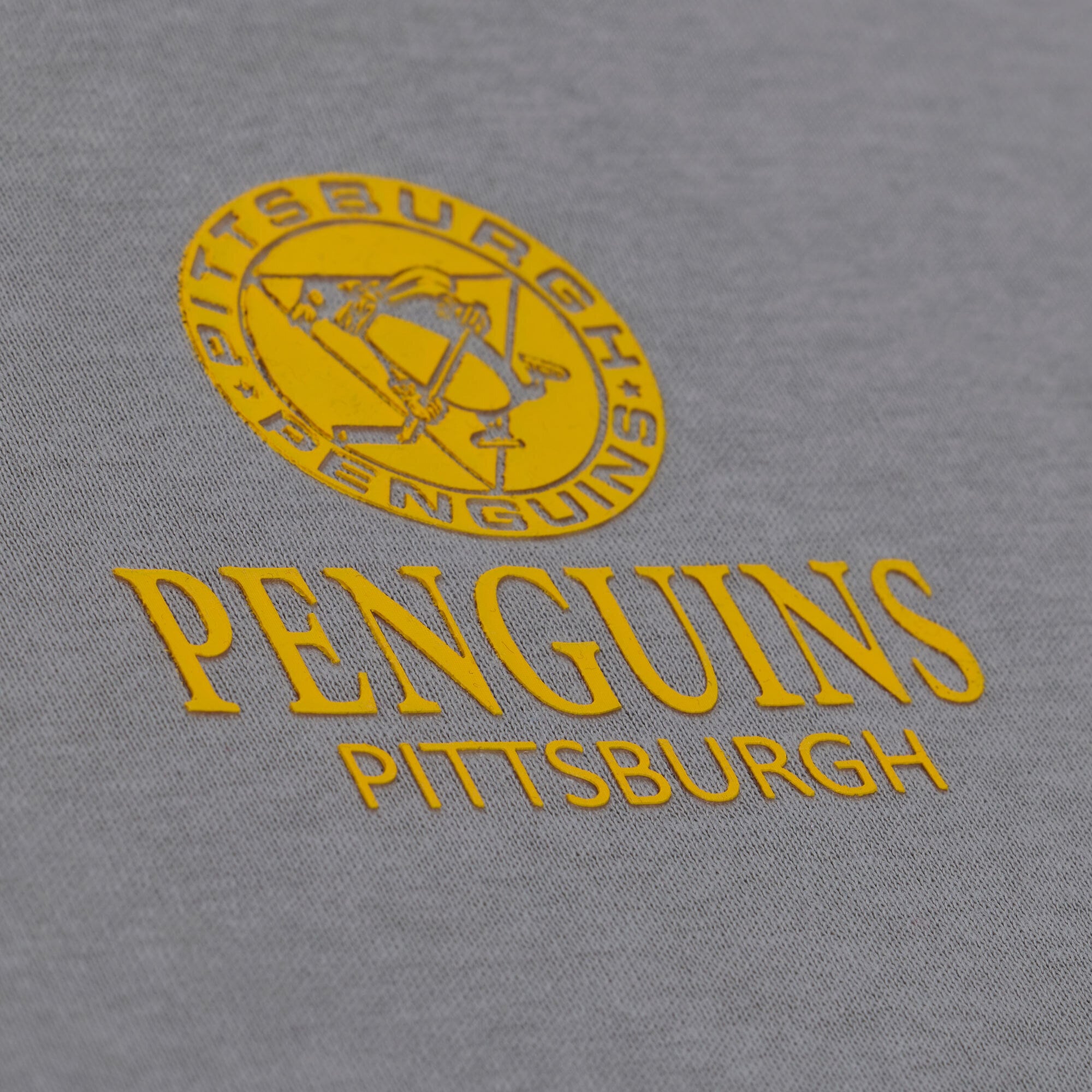 Men's Mitchell & Ness Gray Pittsburgh Penguins Core Essentials Hoodie