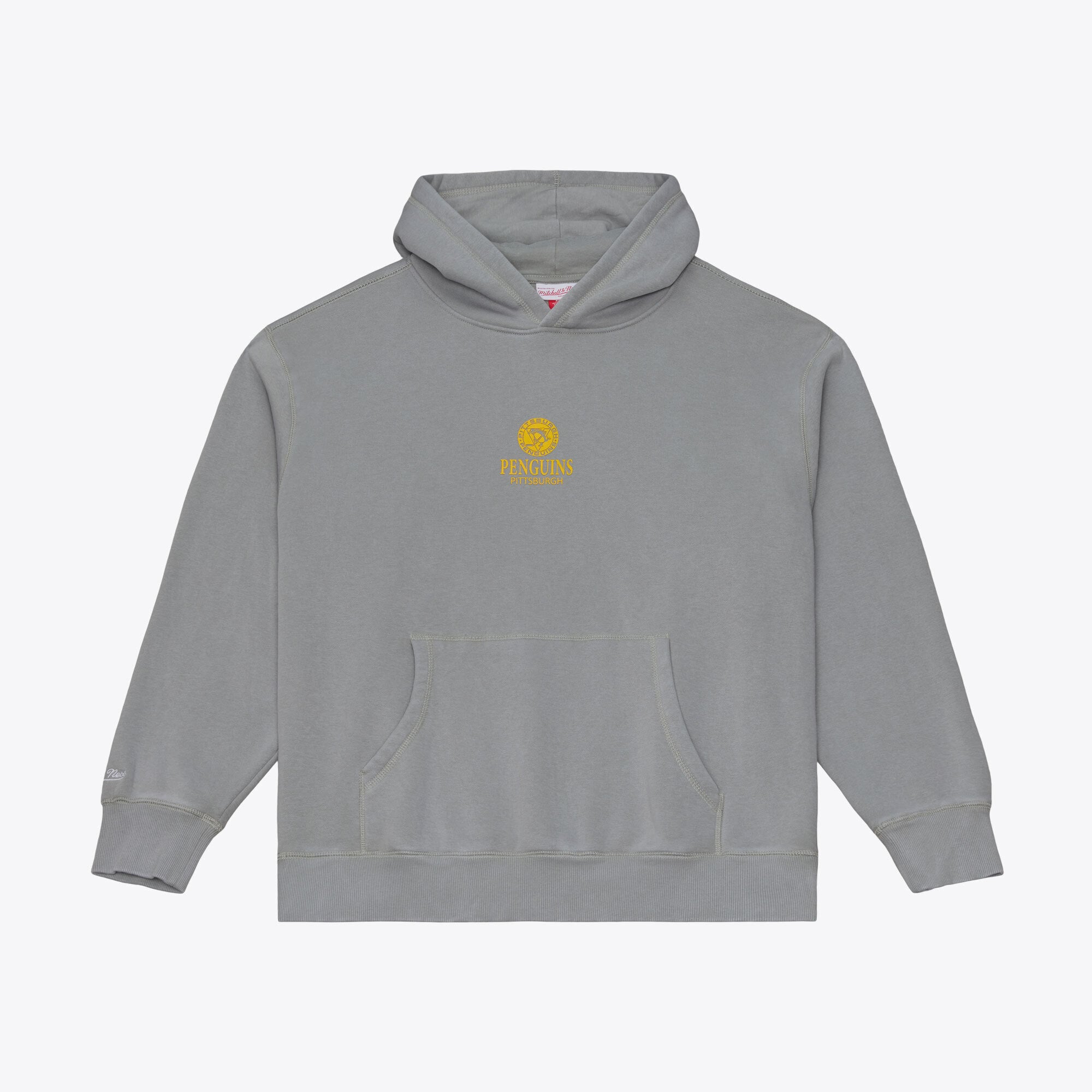 Men's Mitchell & Ness Gray Pittsburgh Penguins Core Essentials Hoodie