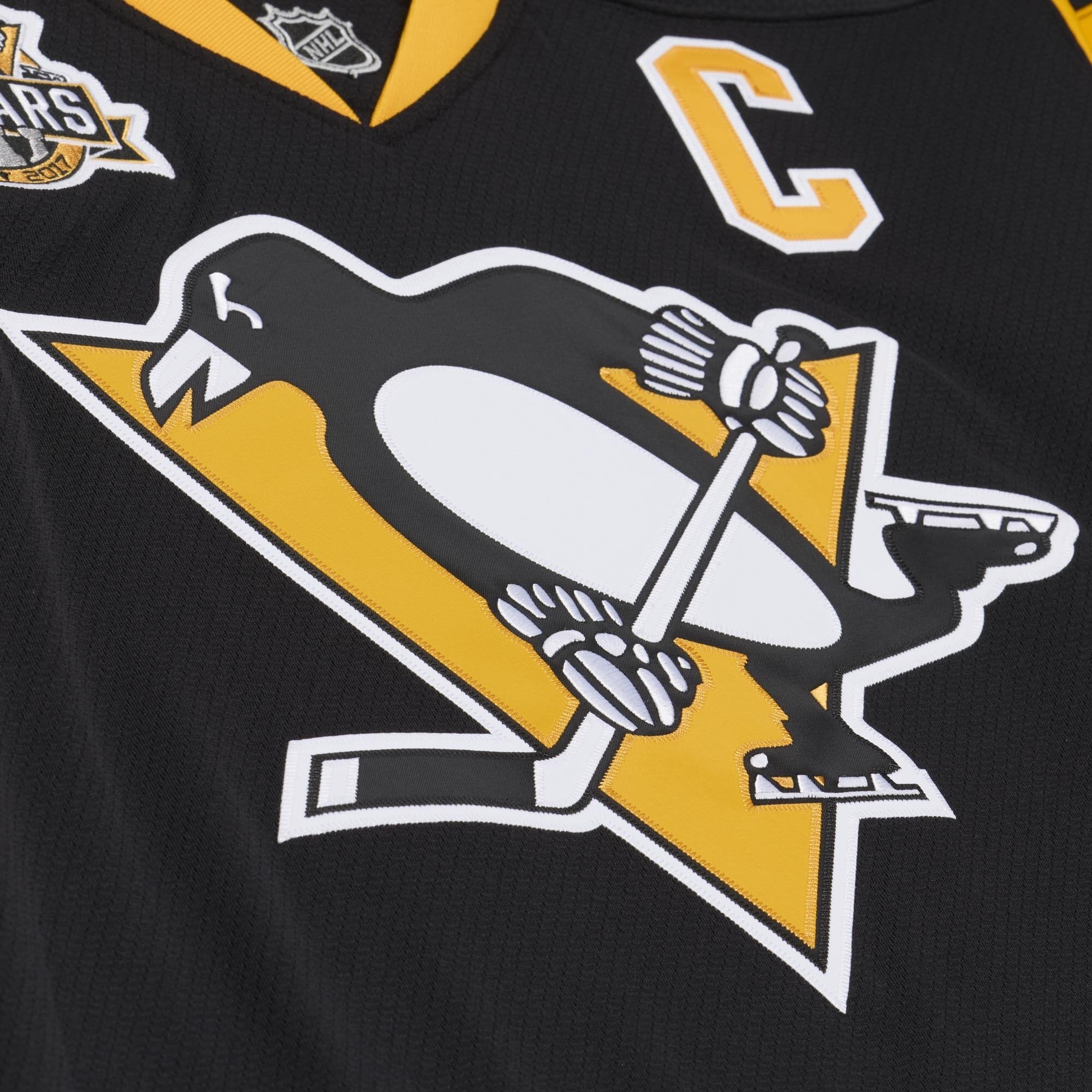 Men's Mitchell & Ness Sidney Crosby Black Pittsburgh Penguins 2016/17 Power Play Jersey