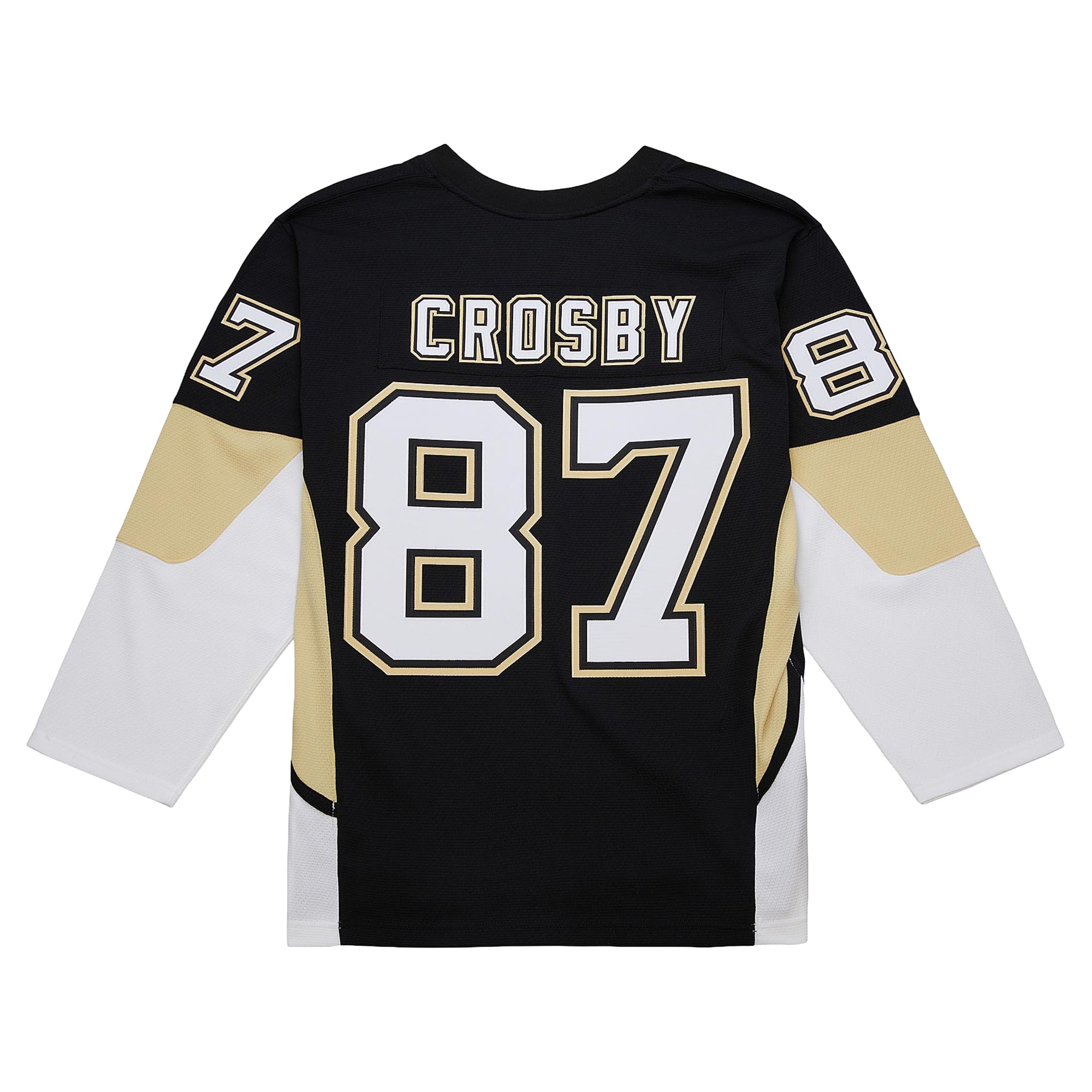 Men's Mitchell & Ness Sidney Crosby Light Blue Pittsburgh Penguins Big Tall 2008/09 Captain Patch Power Play Jersey
