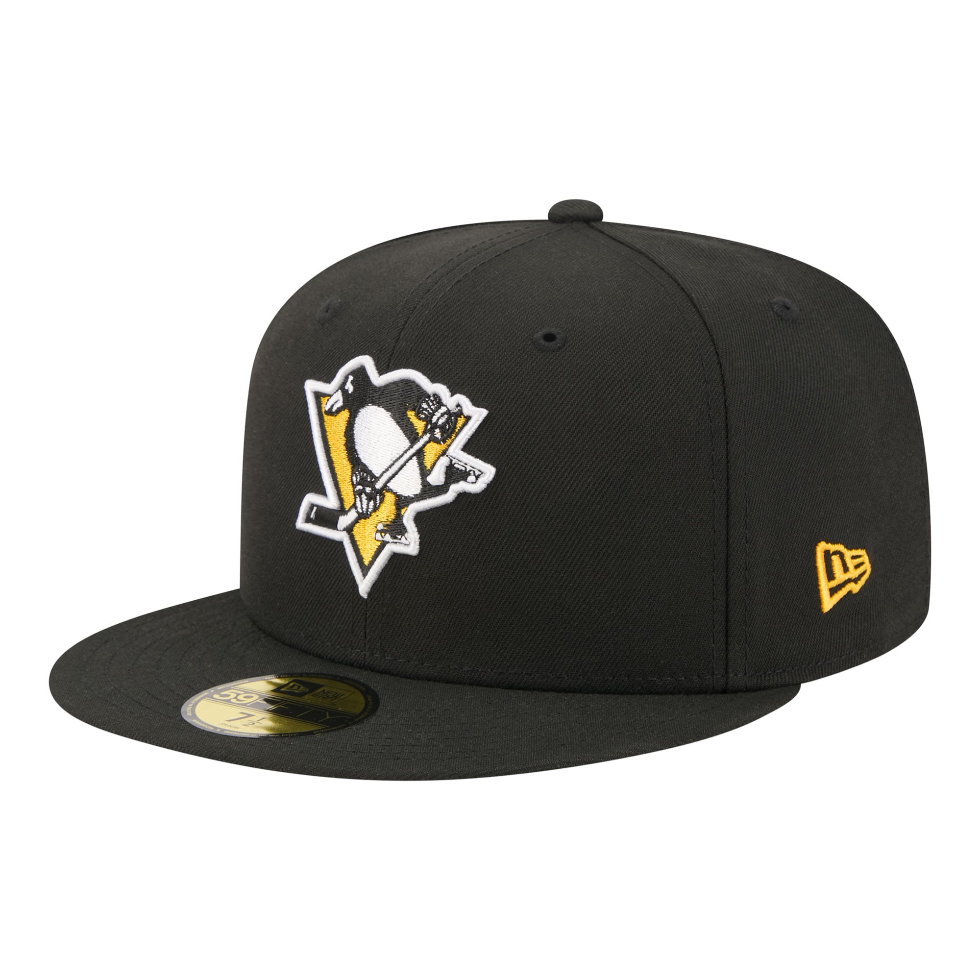 Casquette ajustée New Era noire Pittsburgh Penguins Zamboni 59FIFTY pour homme