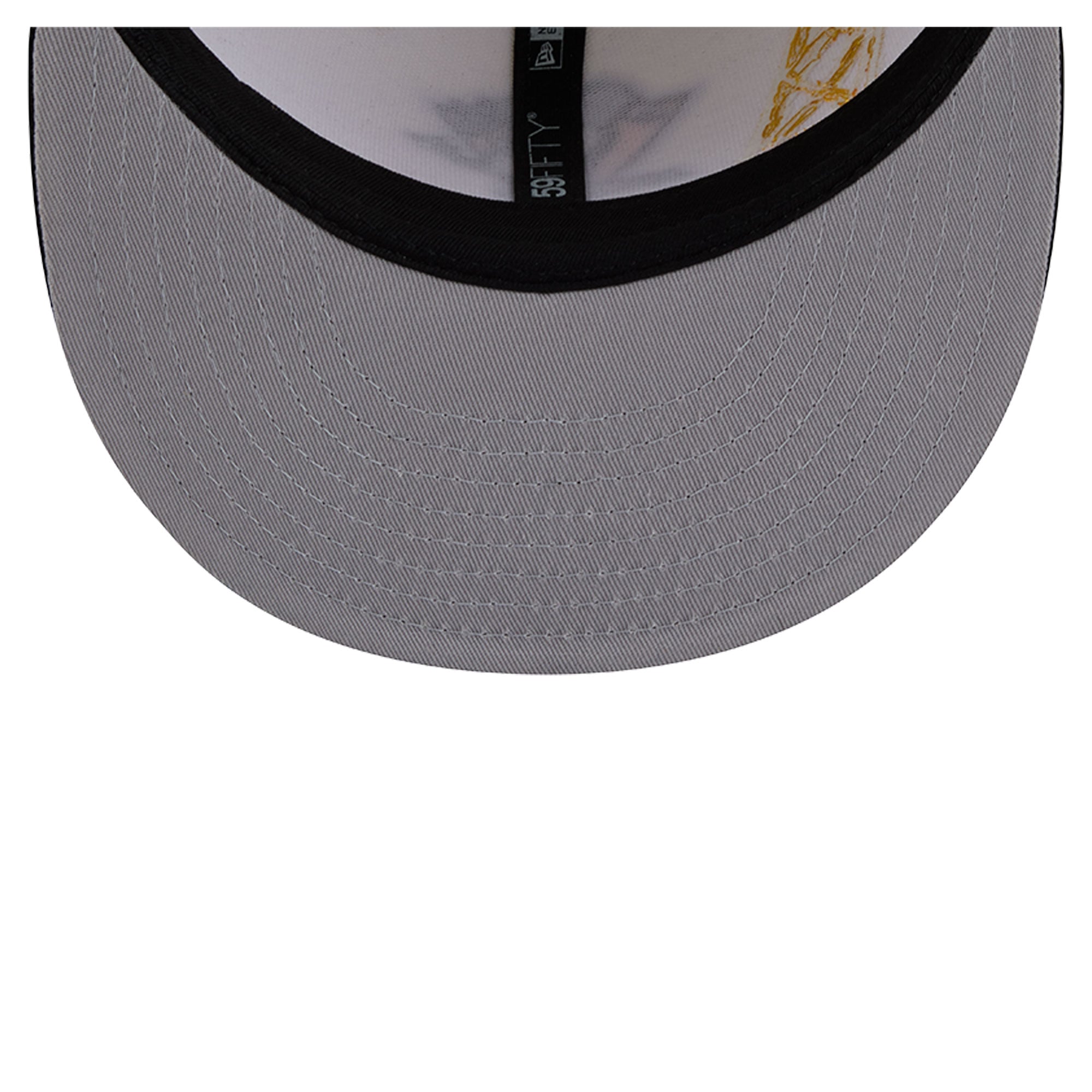 Casquette ajustée New Era 59FIFTY crème/noir Pittsburgh Penguins pour homme