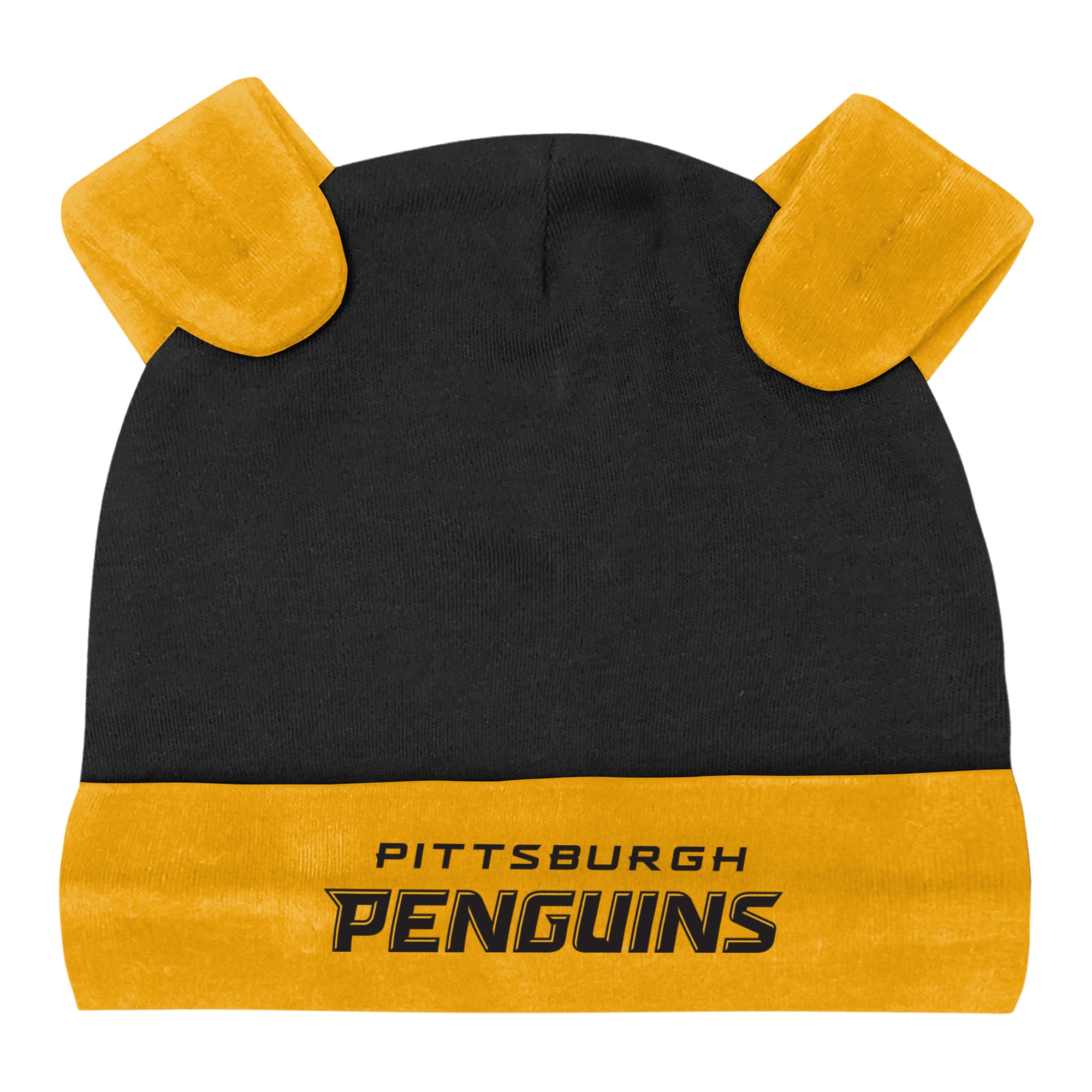 Newborn Outerstuff  Heathered Bone Pittsburgh Penguins Huddles and Giggles Three-Piece Set