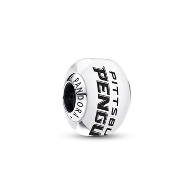 Pittsburgh Penguins Pandora Glass Murano Charm