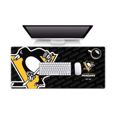 Pittsburgh Penguins 15.7" x 35.4" Logo Series Desk Pad