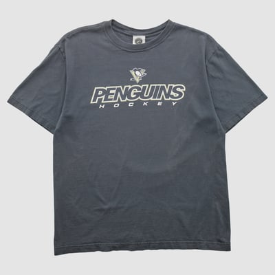 Pittsburgh Penguins NHL 2010s T-shirt - Charcoal - M by Fanatics Real Vintage