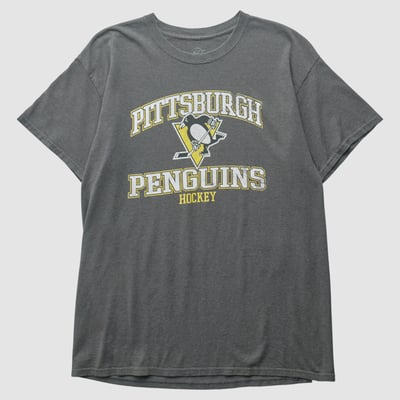 Pittsburgh Penguins NHL 2010s T-shirt - Dark Heather Gray - M by Fanatics Real Vintage