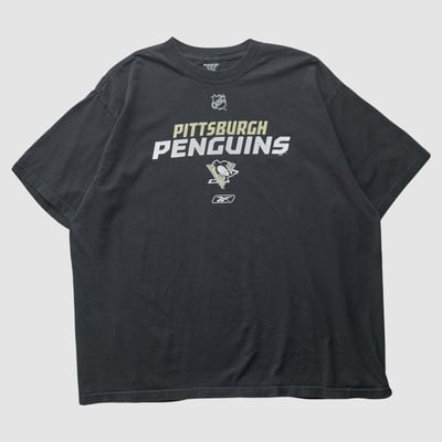 Pittsburgh Penguins Reebok 2000s T-shirt - Black - 2XL by Fanatics Real Vintage