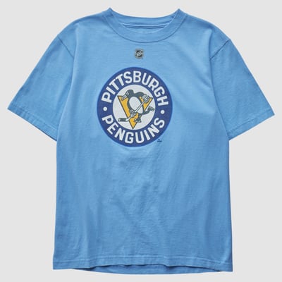 Pittsburgh Penguins Reebok 2010s T-shirt - Light Blue - XS by Fanatics Real Vintage