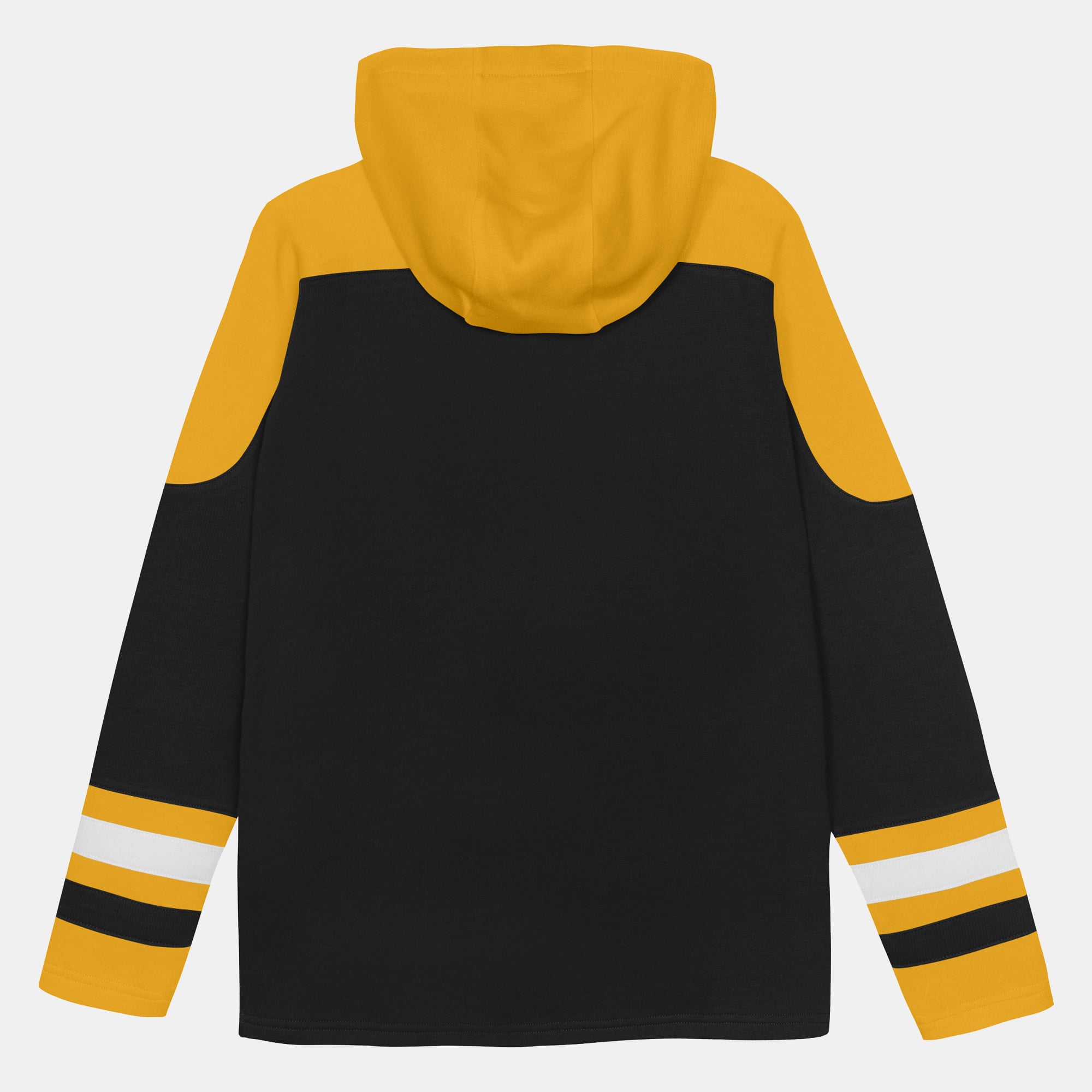 Sweat à capuche raglan col en V noir des Penguins de Pittsburgh, modèle incontournable pour les enfants d'âge préscolaire