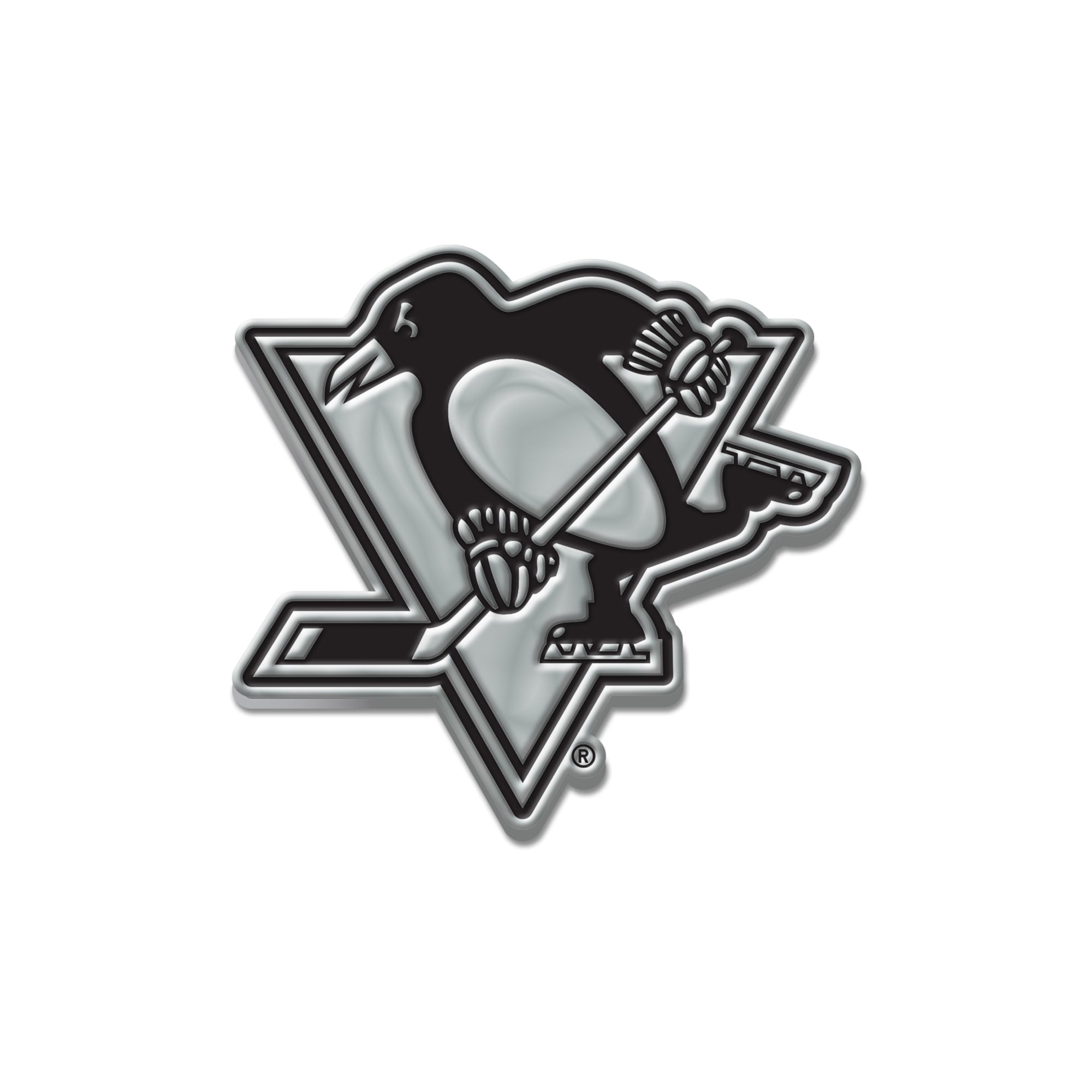 WinCraft Pittsburgh Penguins Emblème automatique chromé