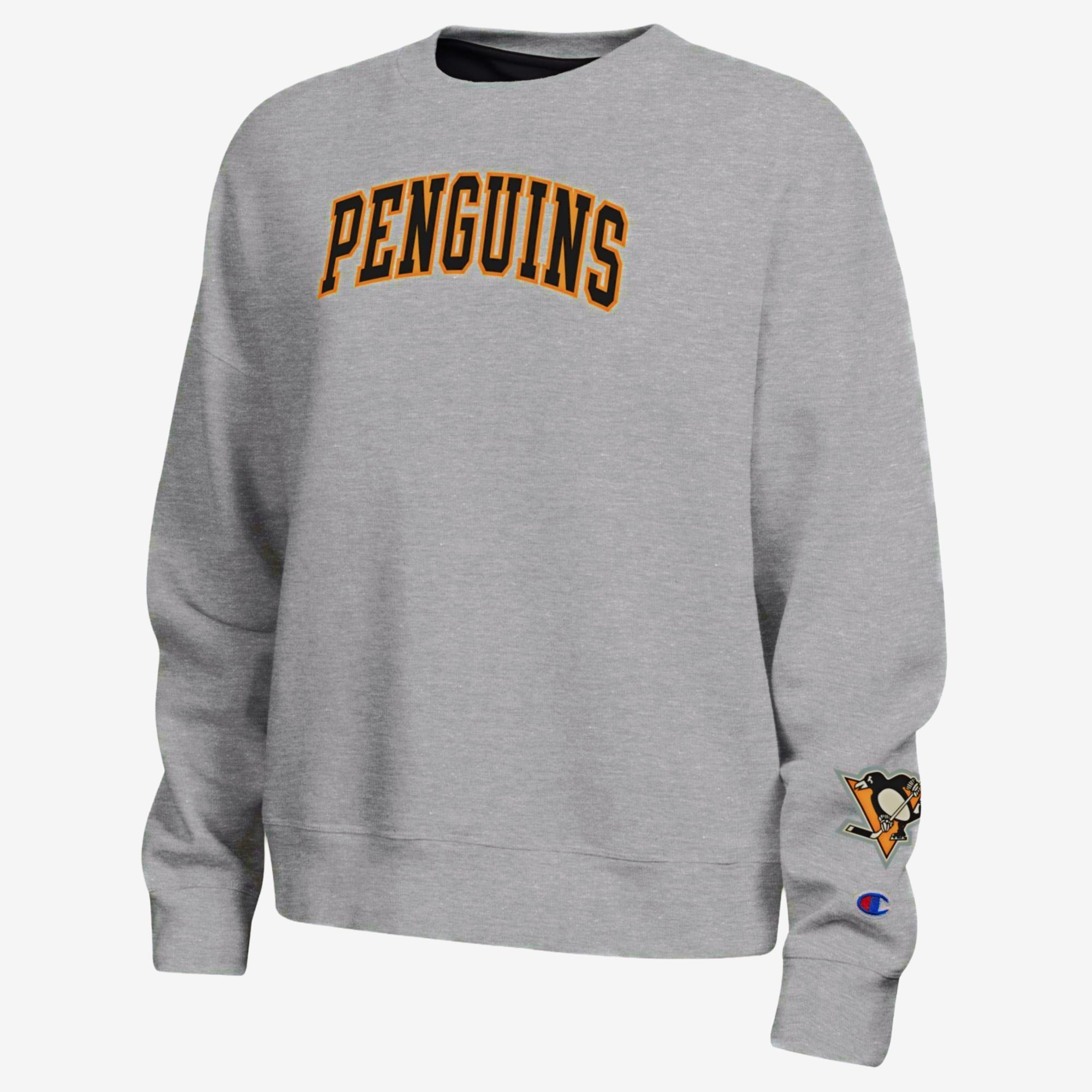 Sweat-shirt à col rond Champion pour femme, gris chin