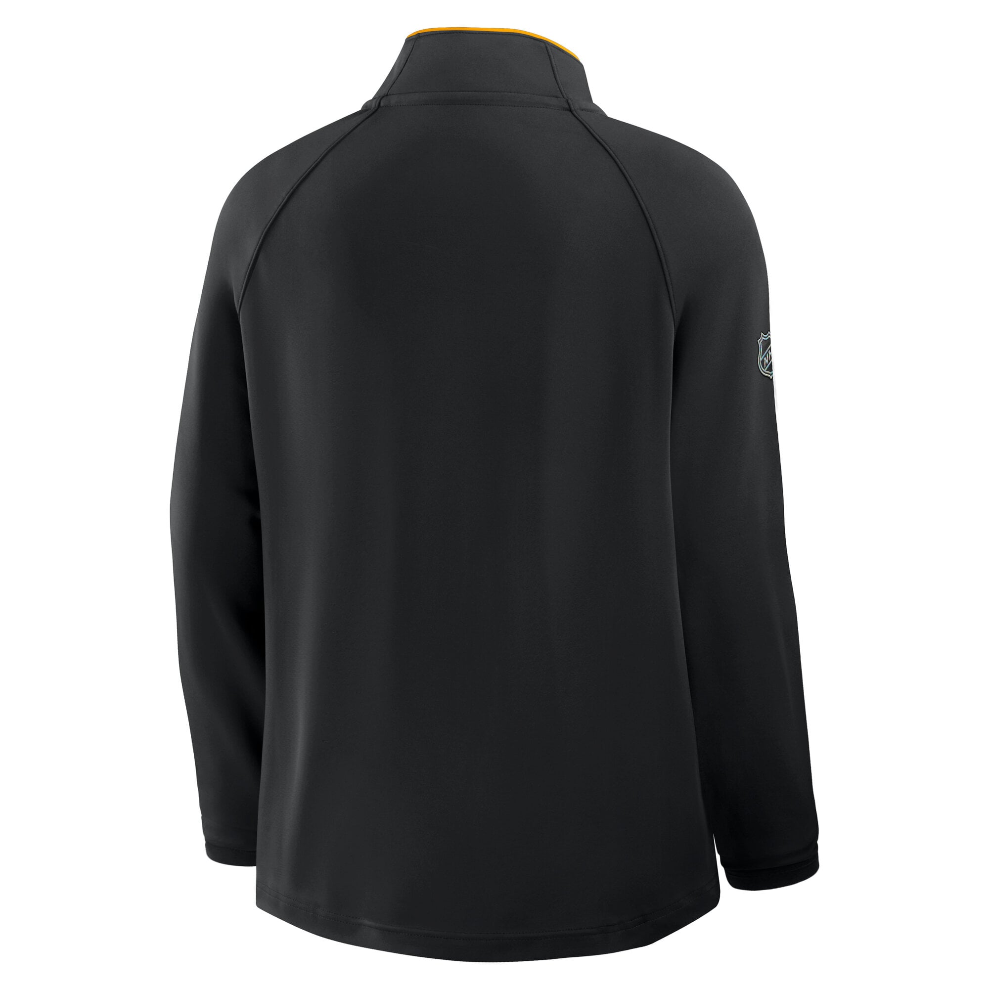 Pull-over léger à col zippé Fanatics noir authentique Pittsburgh Penguins pour femme