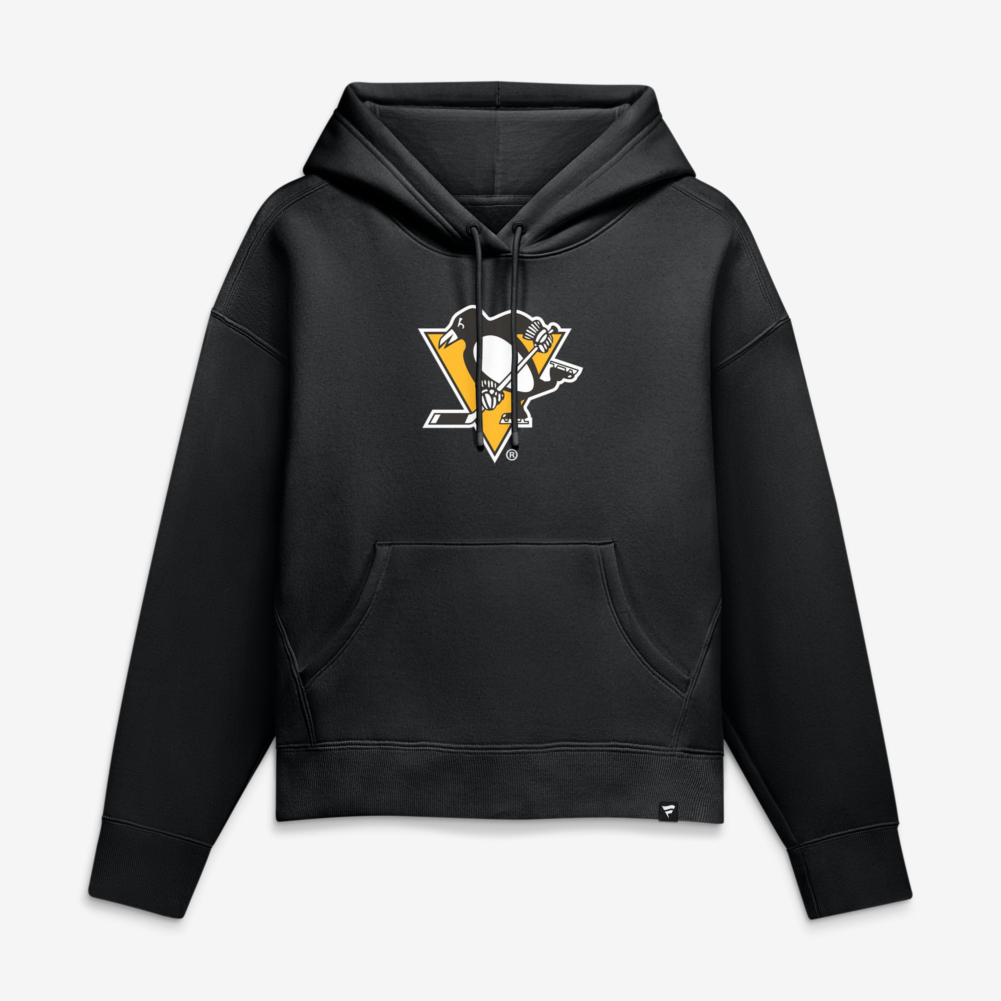 Sweat à capuche noir Fanatics pour femmes, motif Penguins de Pittsburgh