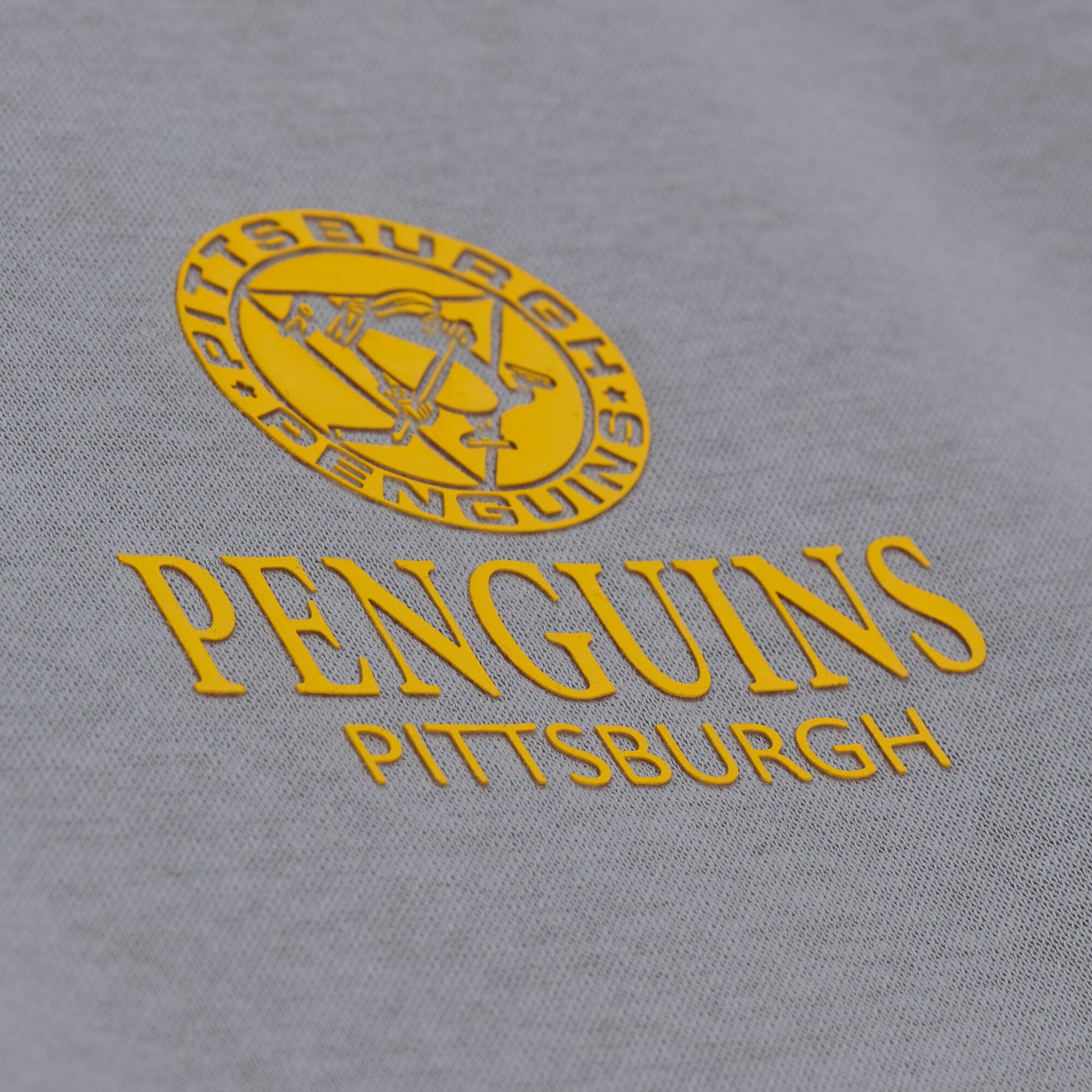 Women's Mitchell & Ness Gray Pittsburgh Penguins Core Essentials Sweatshirt