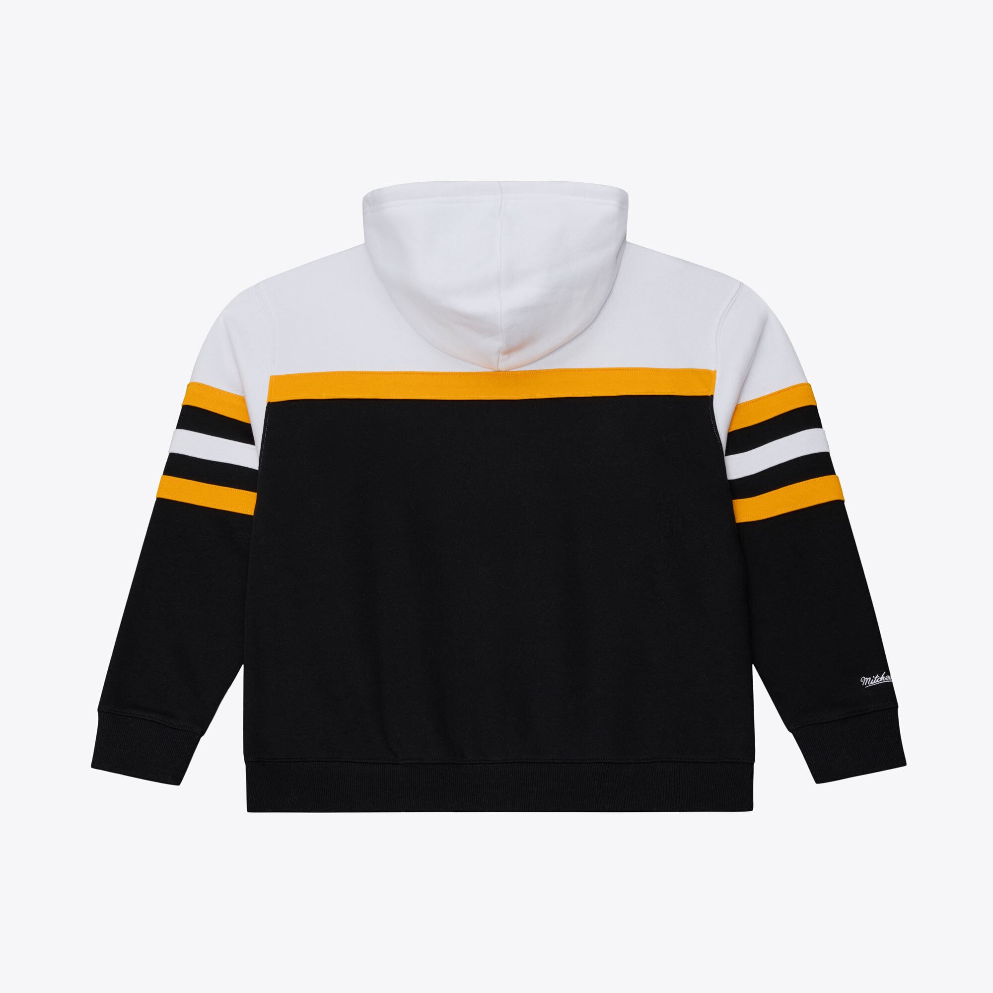 Women's Mitchell & Ness  White/Black Pittsburgh Penguins Head Coach Hoodie
