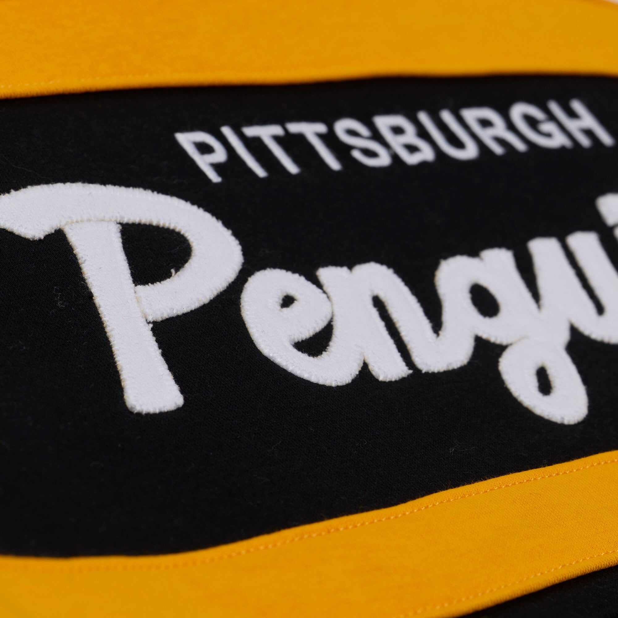 Women's Mitchell & Ness  White/Black Pittsburgh Penguins Head Coach Hoodie