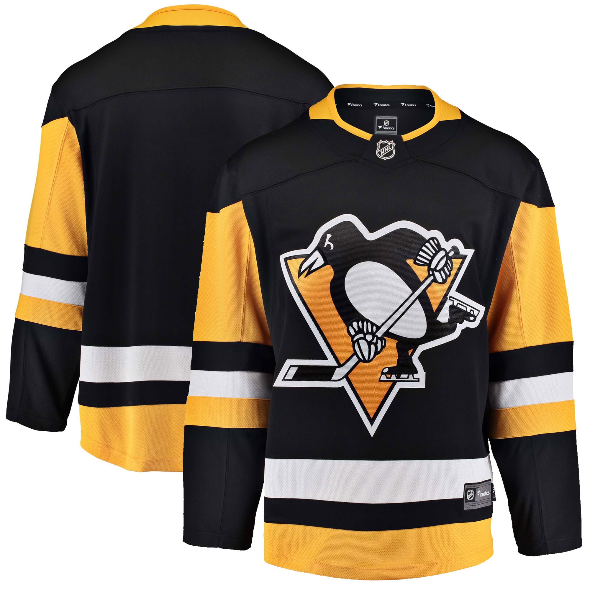 Jeunes fanatiques de marque Black Pittsburgh Penguins Premier Breakaway - Maillot vierge