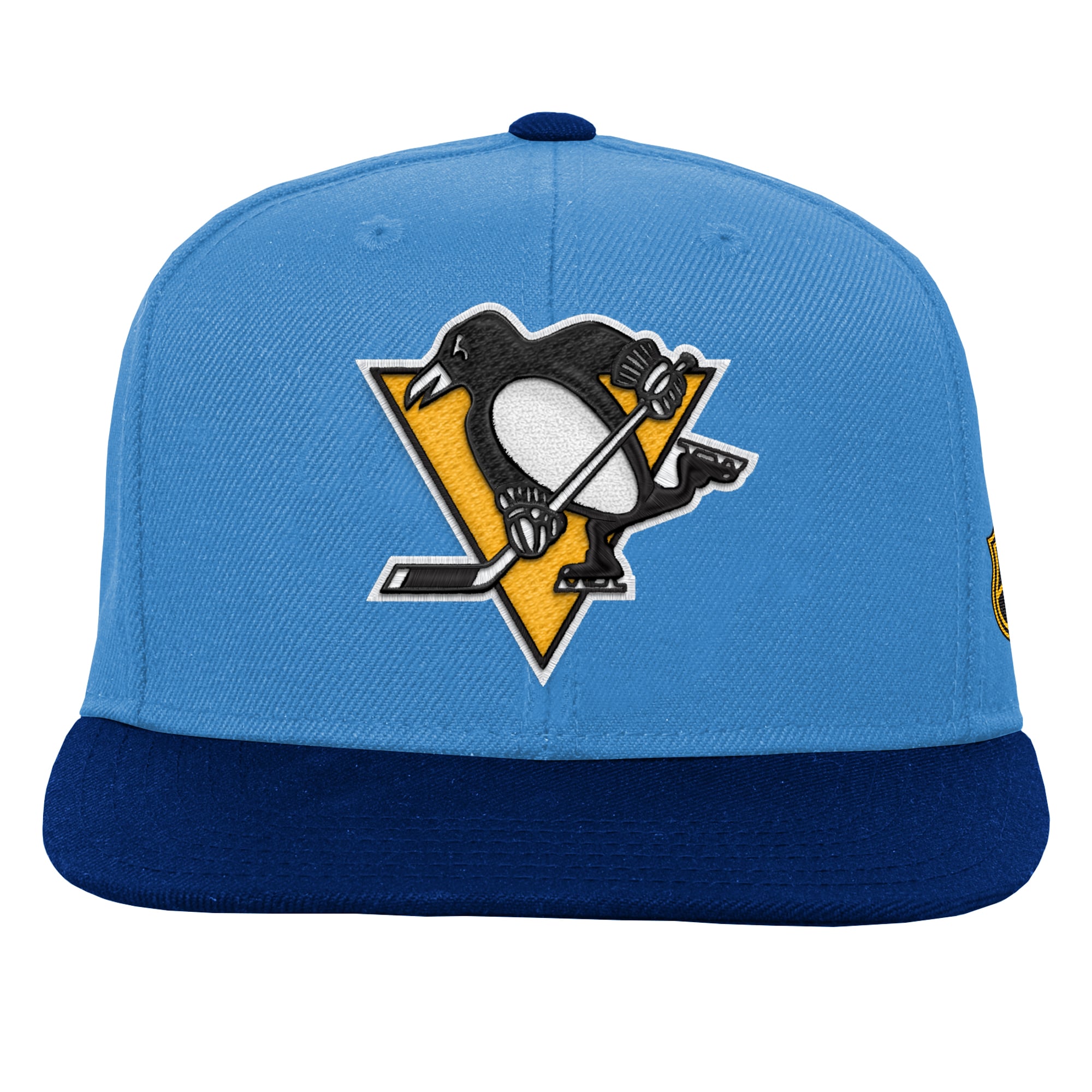 Youth Mitchell & Ness Light Blue/Navy Pittsburgh Penguins Legendary Snapback Hat