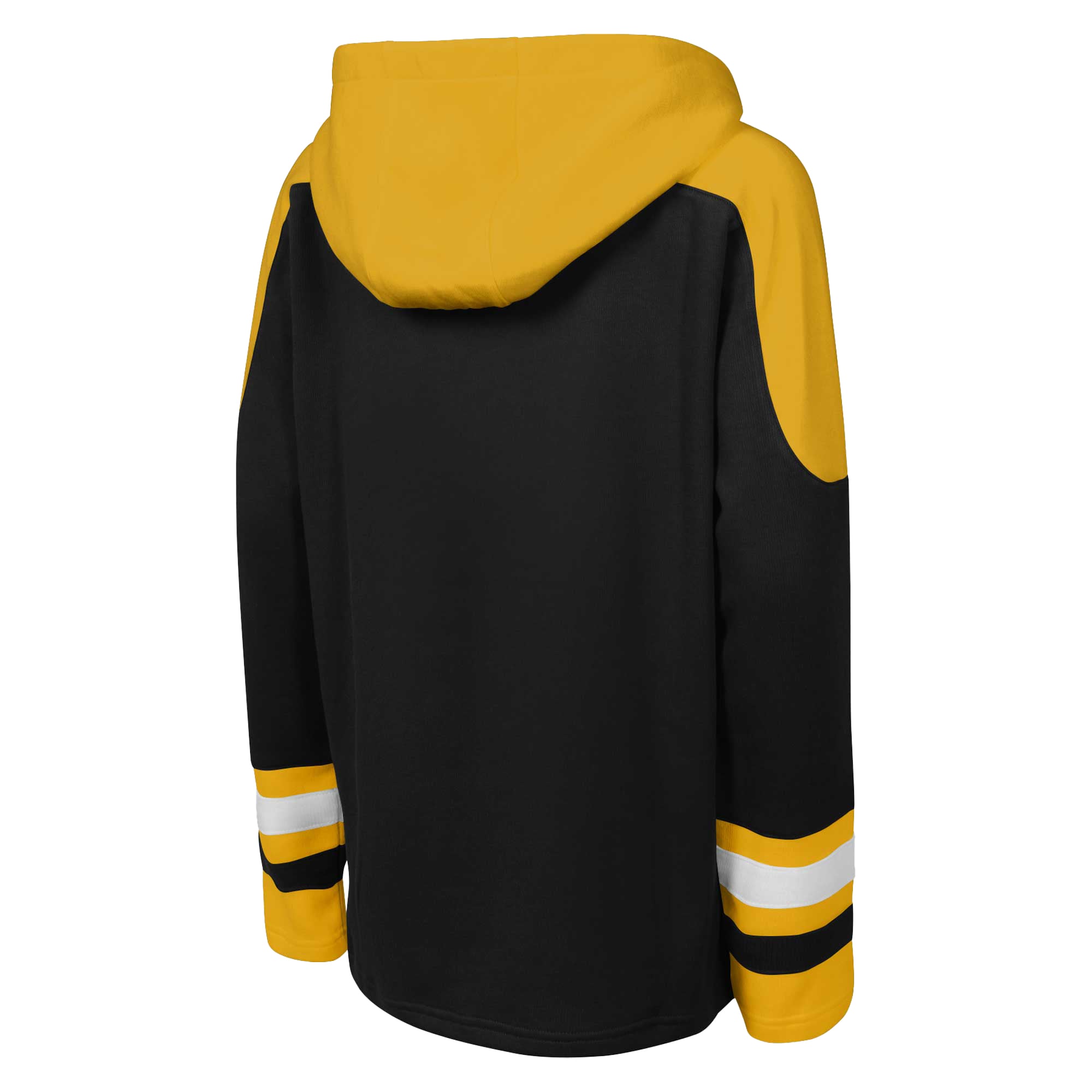 Sweat à capuche raglan col en V noir Youth Outerstuff Pittsburgh Penguins Ageless Must Have