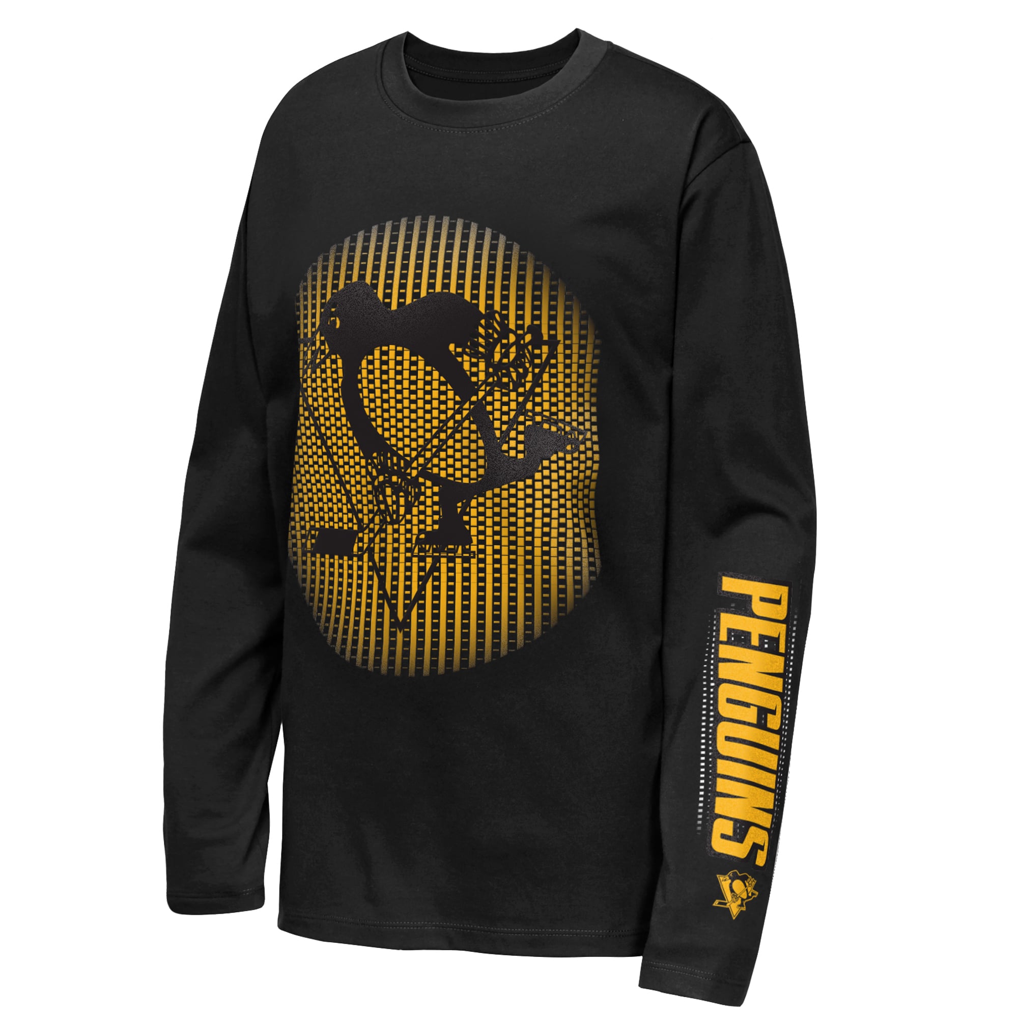 Youth Outerstuff Black Pittsburgh Penguins Regroup & Reset Long Sleeve T-Shirt