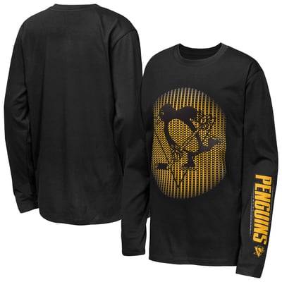 Pittsburgh Penguins Outerstuff Youth Regroup & Reset Long Sleeve T-Shirt - Black