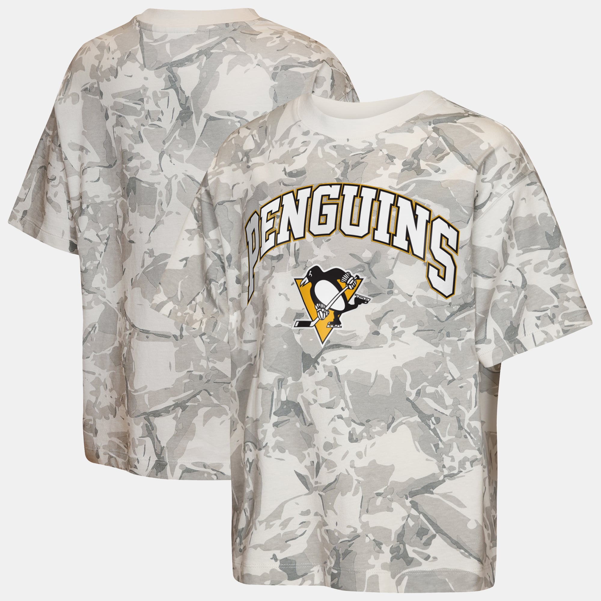 T-shirt camouflage Pittsburgh Penguins Hockey Edge pour jeunes