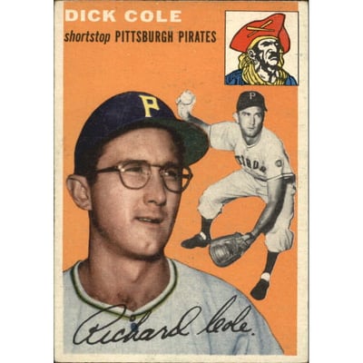 1954 Topps #84 Dick Cole RC