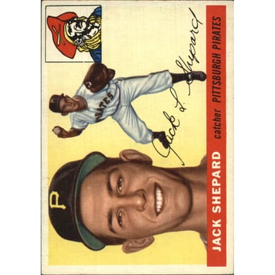 1955 Topps #73 Jack Shepard RC
