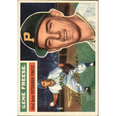1956 Topps #46 Gene Freese DP